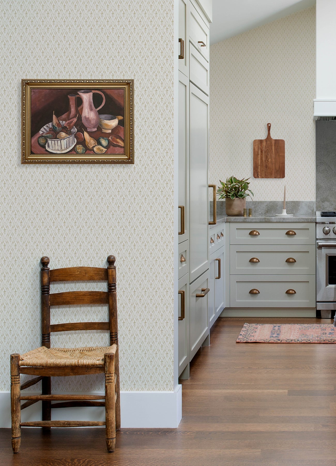 Tillie wallpaper in neutral color - pattern number 4173-27669 - by A Street Prints in the Chris Loves Julia collection