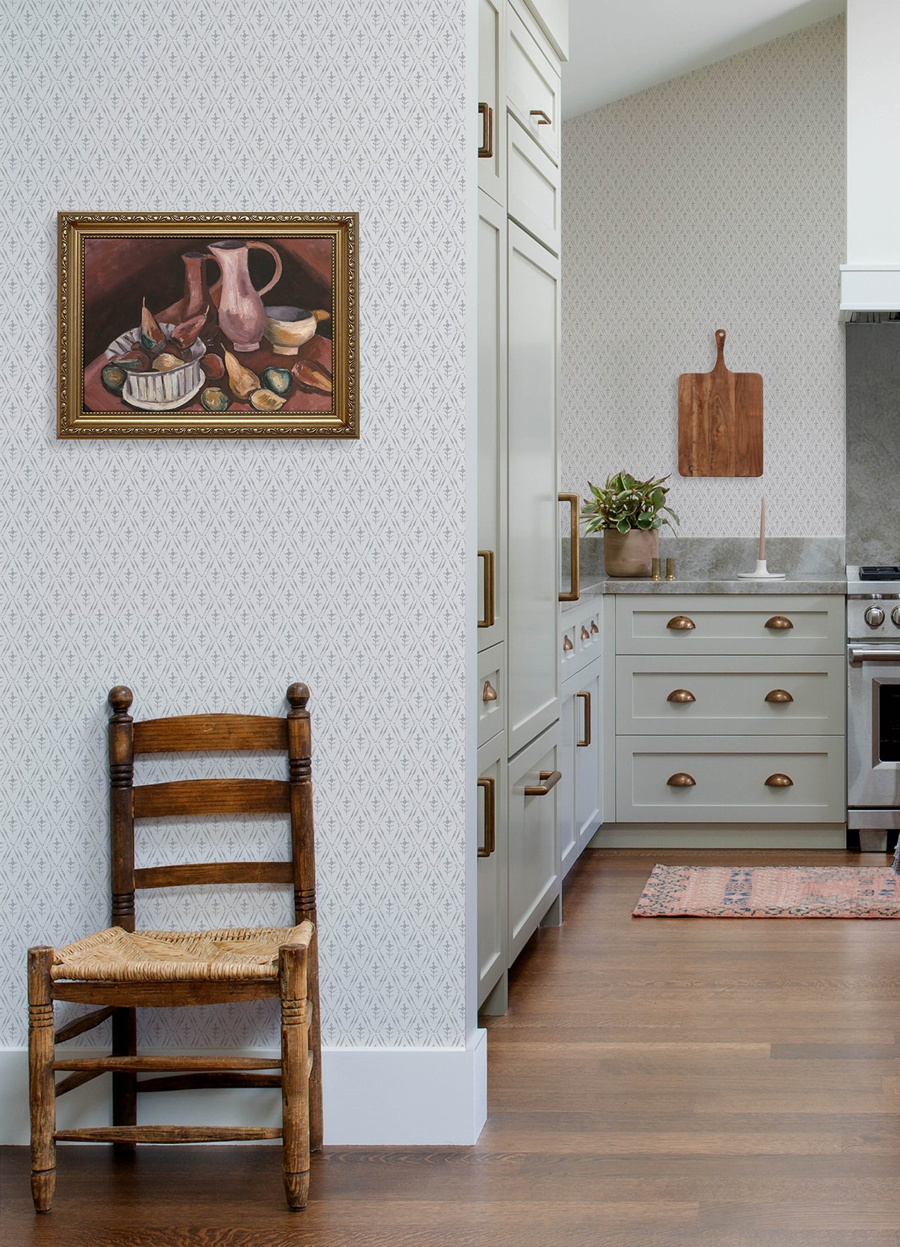 Tillie wallpaper in grey color - pattern number 4173-27672 - by A Street Prints in the Chris Loves Julia collection