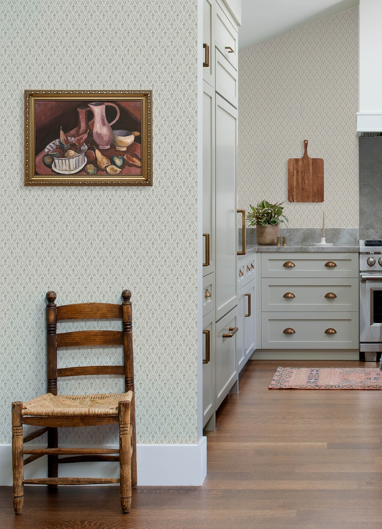 Tillie wallpaper in sage color - pattern number 4173-27674 - by A Street Prints in the Chris Loves Julia collection