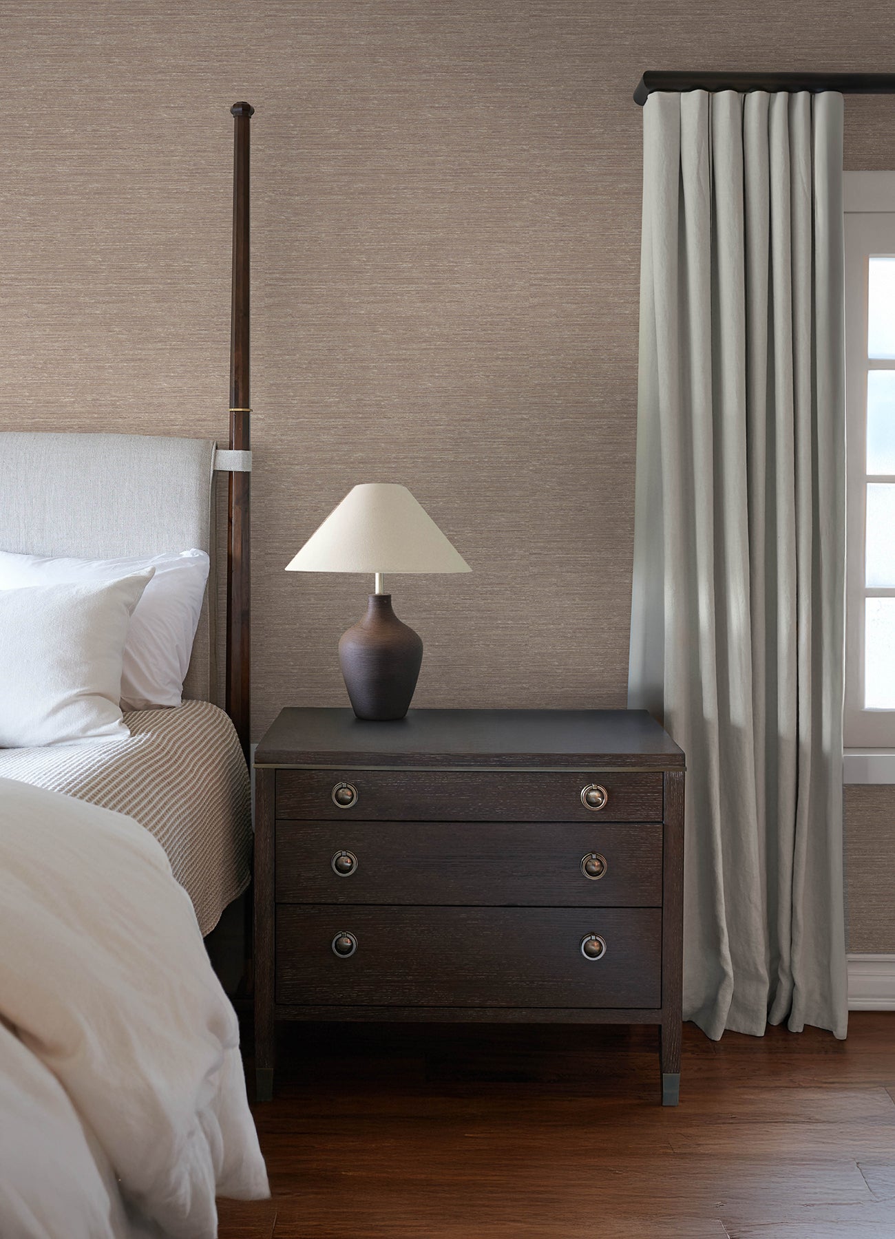 Roderick wallpaper in mauve color - pattern number 4173-27675 - by A Street Prints in the Chris Loves Julia collection