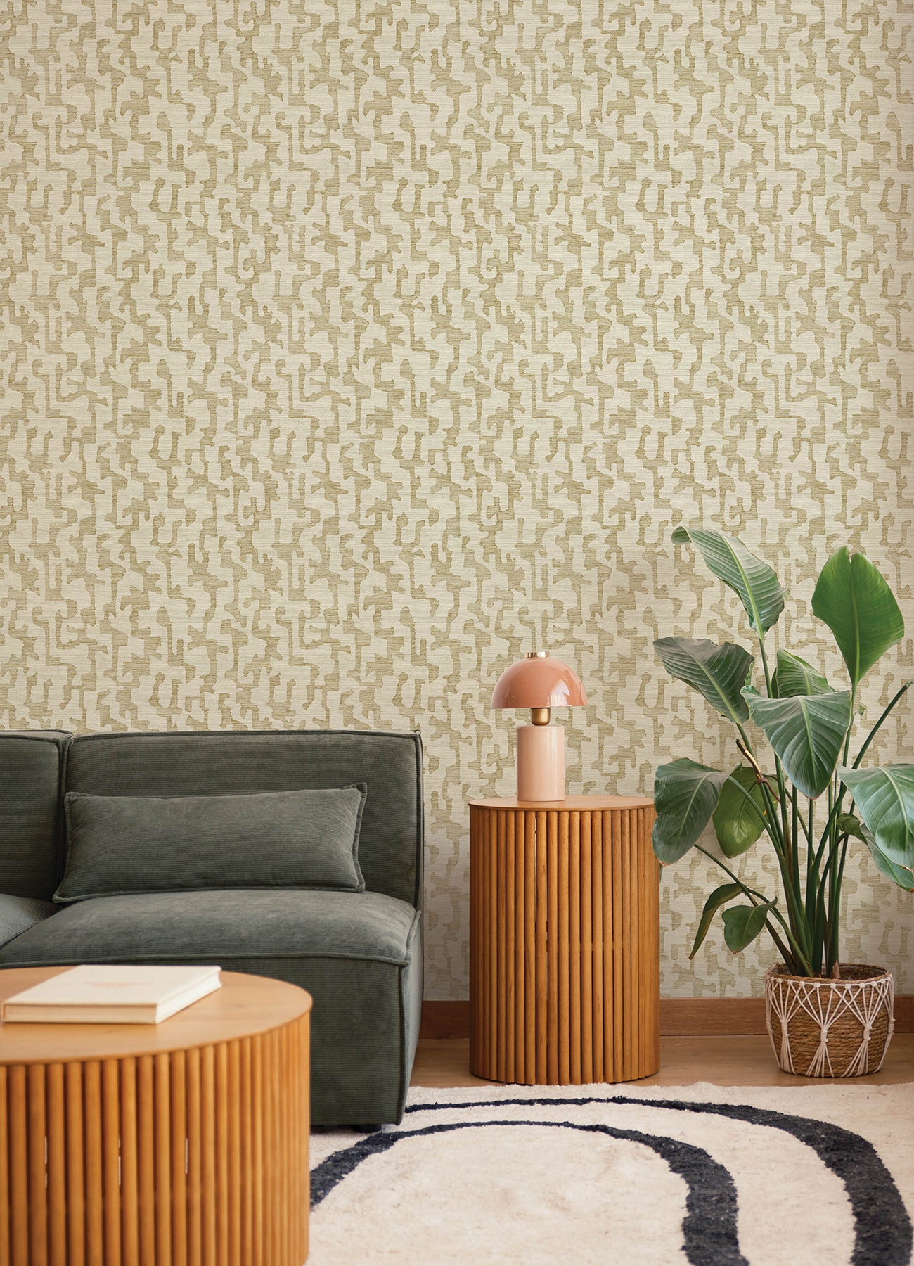 Cipher wallpaper in chestnut color - pattern number 4177-27700 - by A Street Prints in the Drew and Jonathan Home Fifth Edition collection