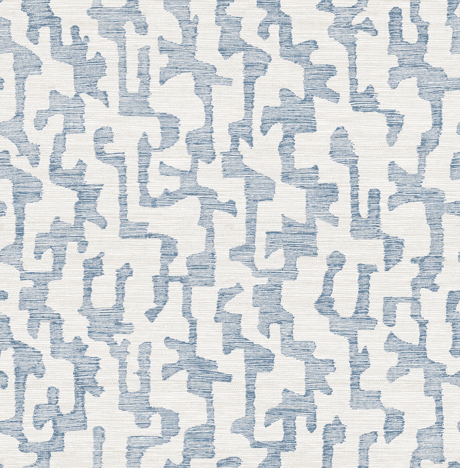 Cipher fabric in blue color - pattern number 4177-27701 - by A Street Prints in the Drew and Jonathan Home Fifth Edition collection