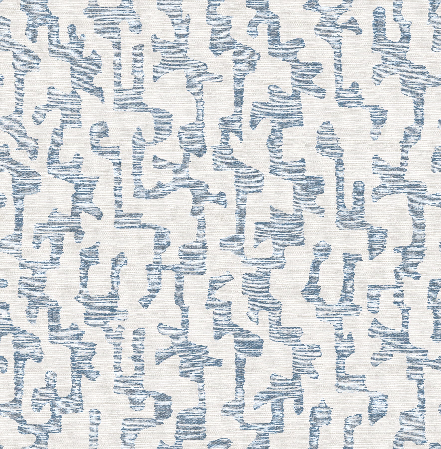 Cipher fabric in blue color - pattern number 4177-27701 - by A Street Prints in the Drew and Jonathan Home Fifth Edition collection