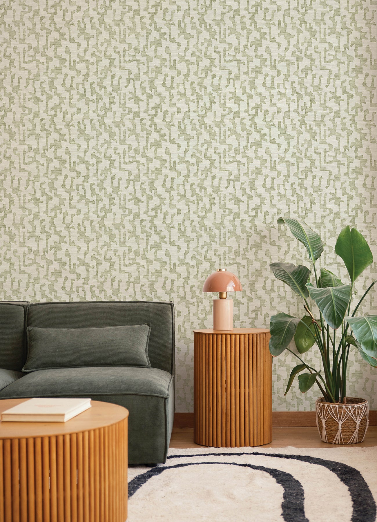 Cipher fabric in moss color - pattern number 4177-27702 - by A Street Prints in the Drew and Jonathan Home Fifth Edition collection
