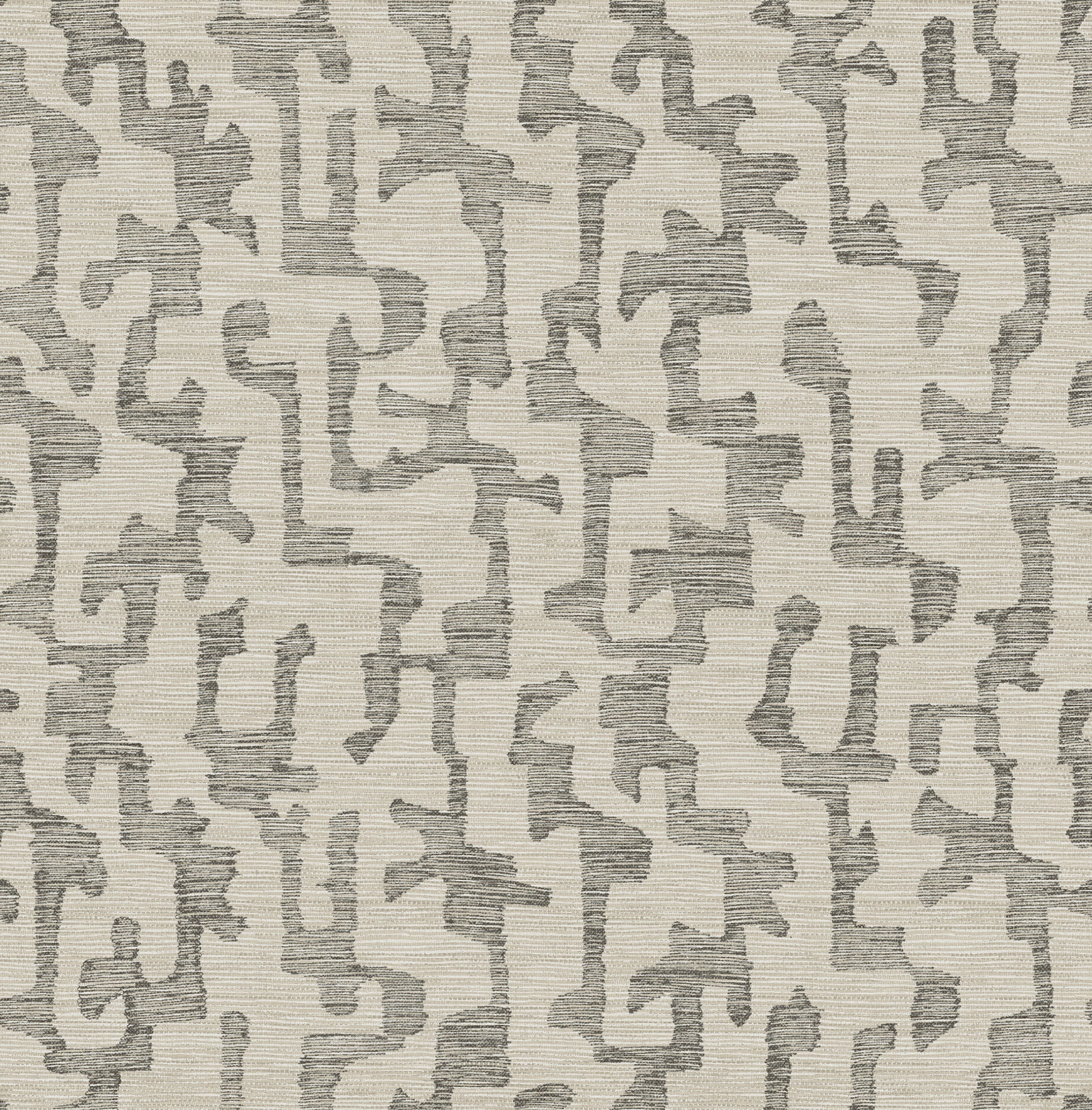 Cipher wallpaper in black color - pattern number 4177-27704 - by A Street Prints in the Drew and Jonathan Home Fifth Edition collection