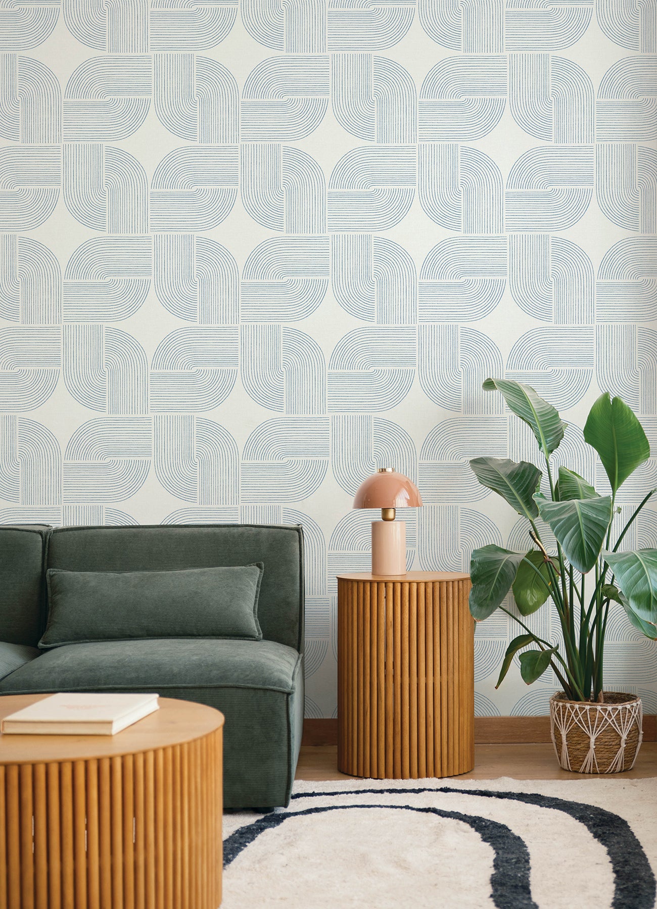 Savoye wallpaper in dark blue color - pattern number 4177-27723 - by A Street Prints in the Drew and Jonathan Home Fifth Edition collection