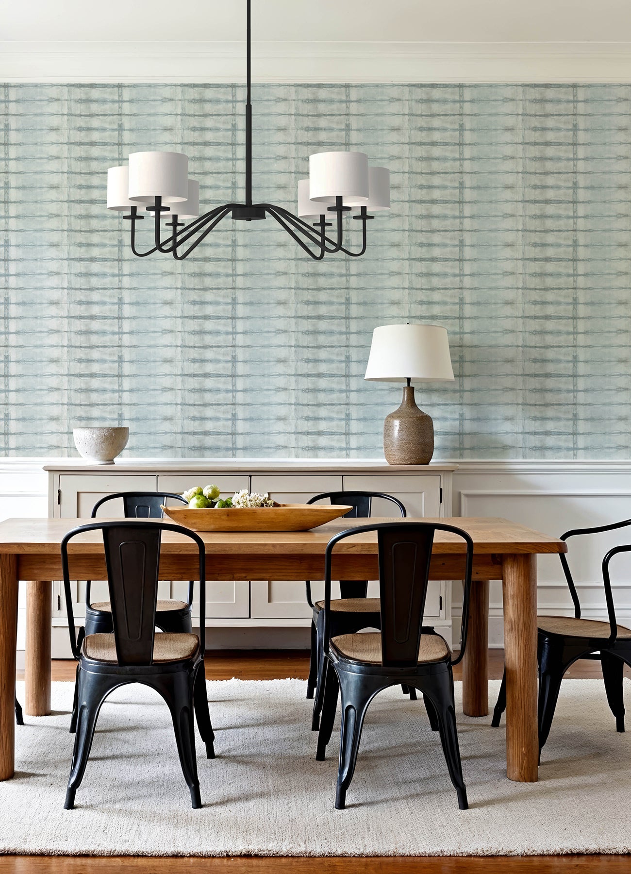 Modulus wallpaper in denim color - pattern number 4177-27727 - by A Street Prints in the Drew and Jonathan Home Fifth Edition collection
