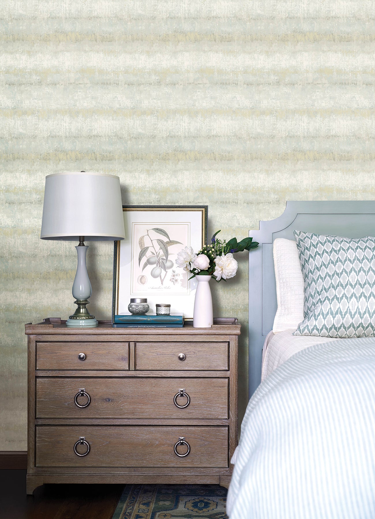 Morningtide wallpaper in seafoam color - pattern number 4177-27732 - by A Street Prints in the Drew and Jonathan Home Fifth Edition collection