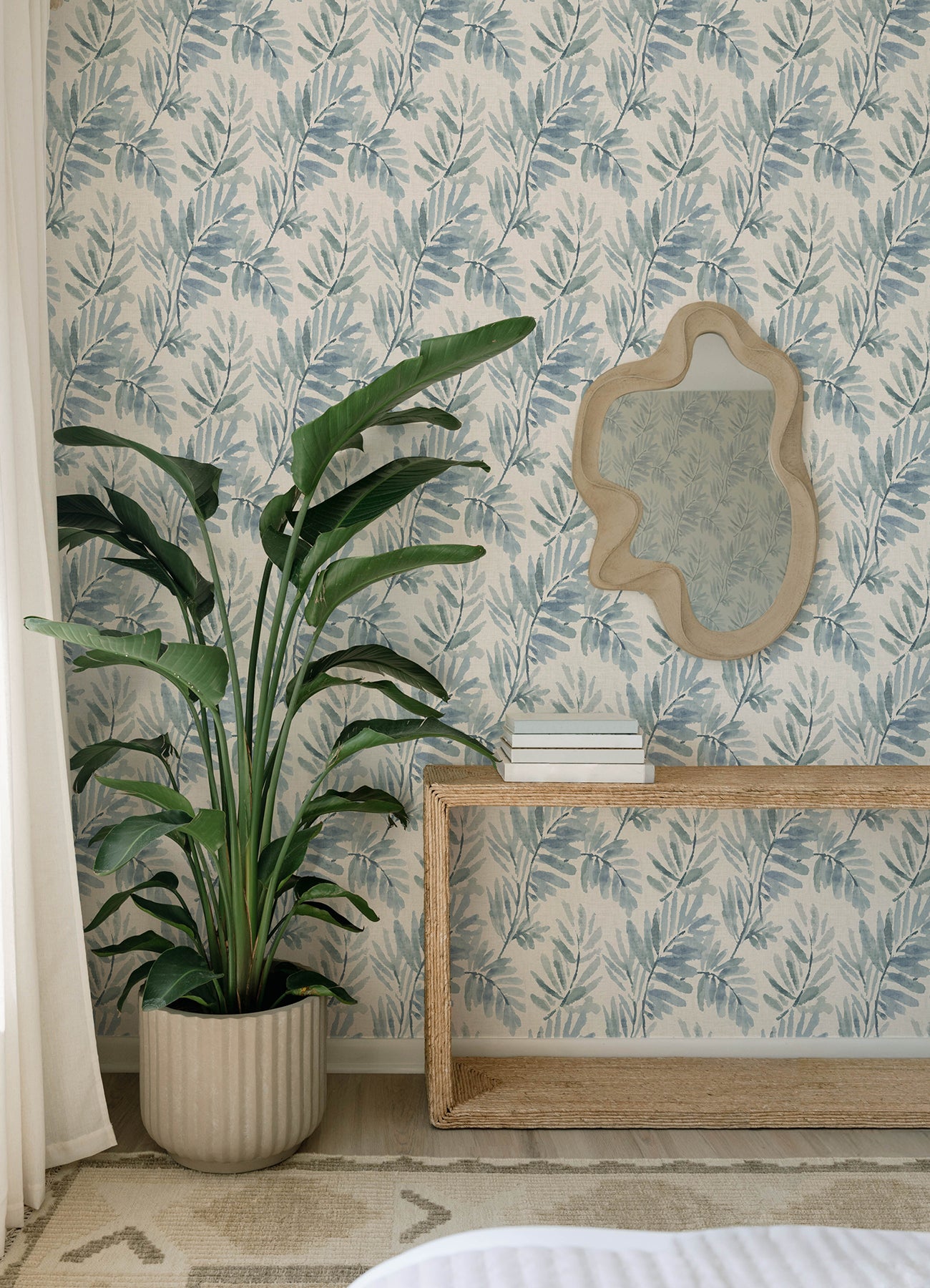 Serenade wallpaper in blue color - pattern number 4177-27743 - by A Street Prints in the Drew and Jonathan Home Fifth Edition collection