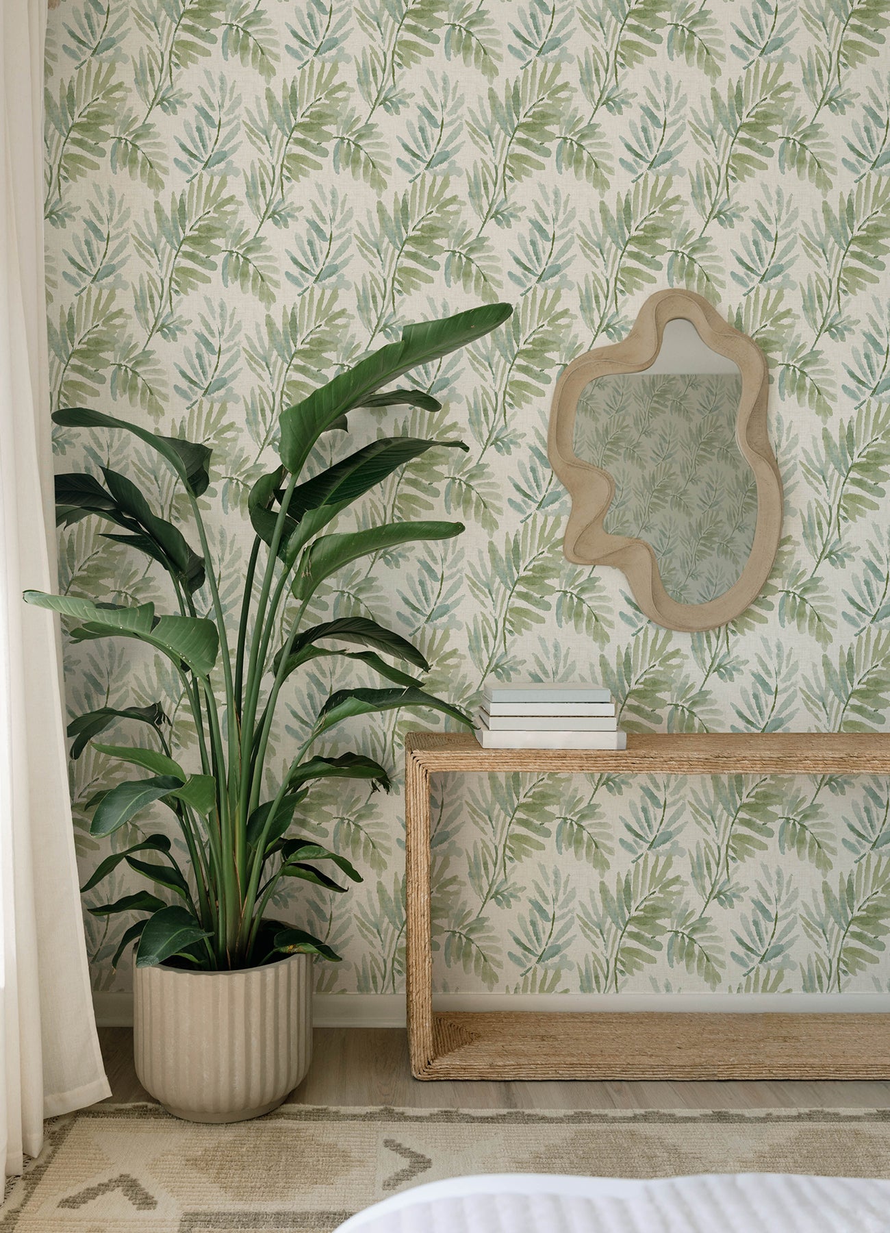 Serenade wallpaper in sea green color - pattern number 4177-27744 - by A Street Prints in the Drew and Jonathan Home Fifth Edition collection