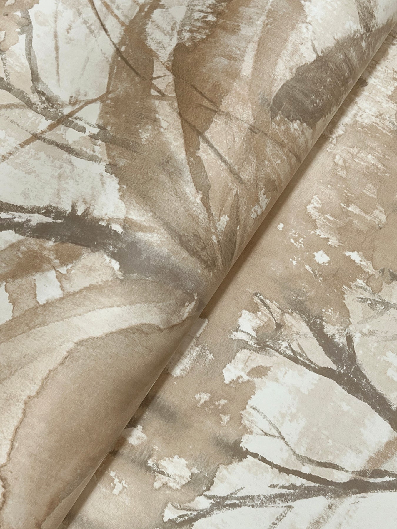 Mistwood wallpaper in coffee color - pattern number 4177-27750 - by A Street Prints in the Drew and Jonathan Home Fifth Edition collection
