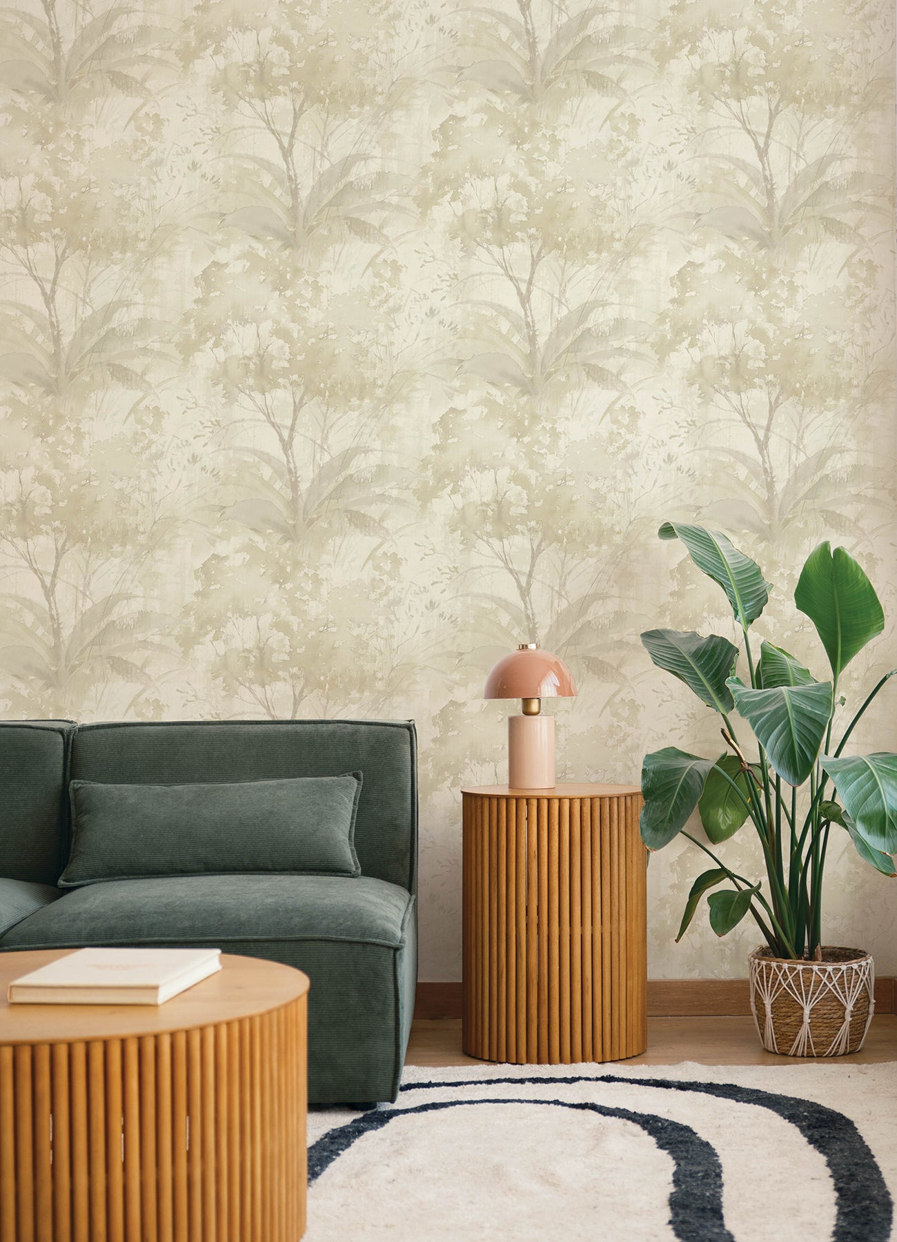 Mistwood wallpaper in beige color - pattern number 4177-27752 - by A Street Prints in the Drew and Jonathan Home Fifth Edition collection