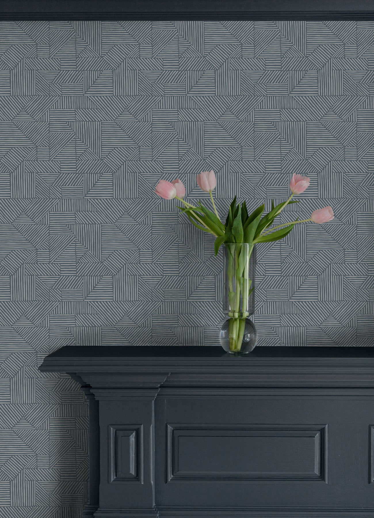 Crescendo wallpaper in blue color - pattern number 4177-83304 - by A Street Prints in the Drew and Jonathan Home Fifth Edition collection