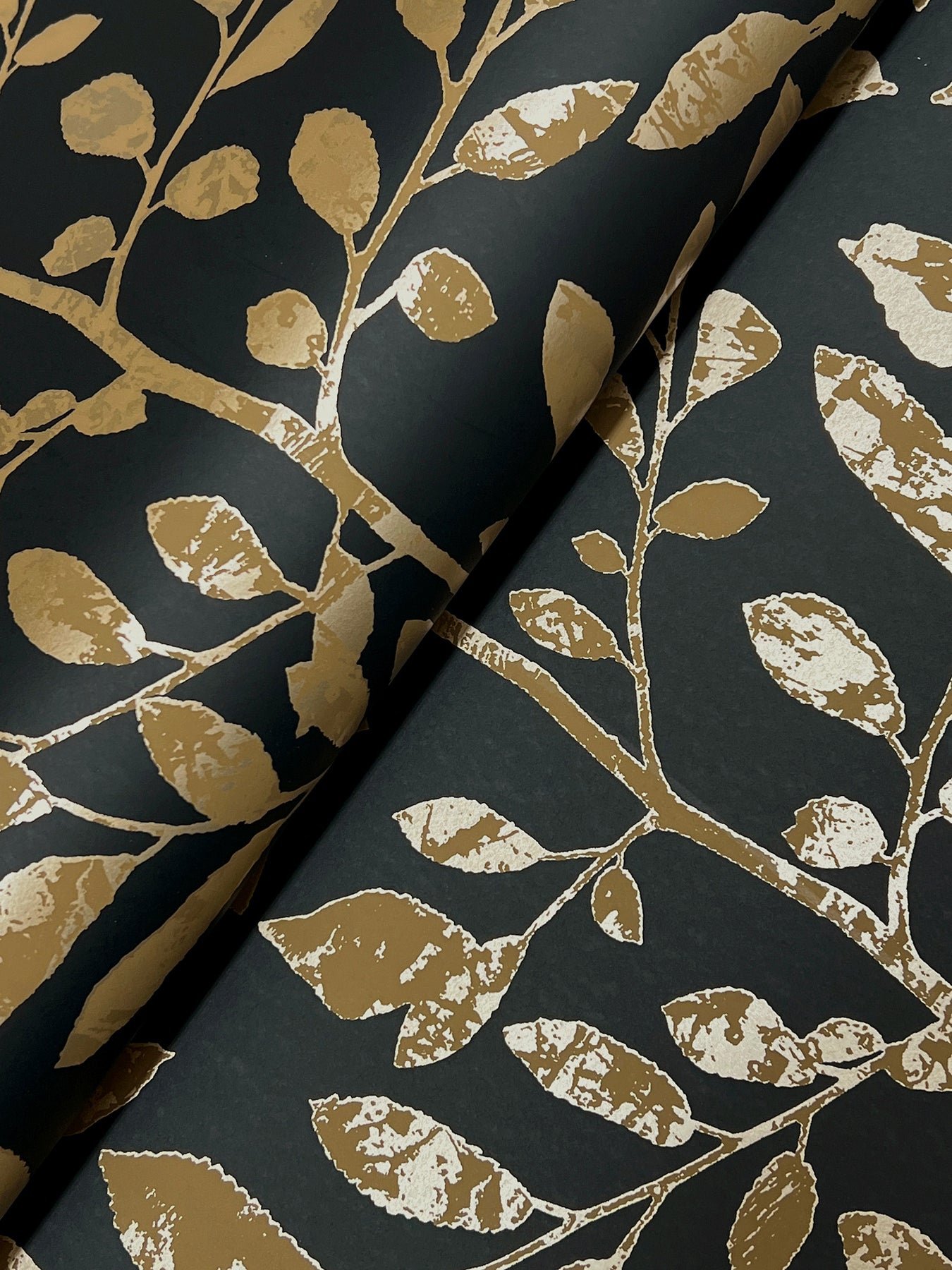 Sagecrest wallpaper in black color - pattern number 4177-83306 - by A Street Prints in the Drew and Jonathan Home Fifth Edition collection