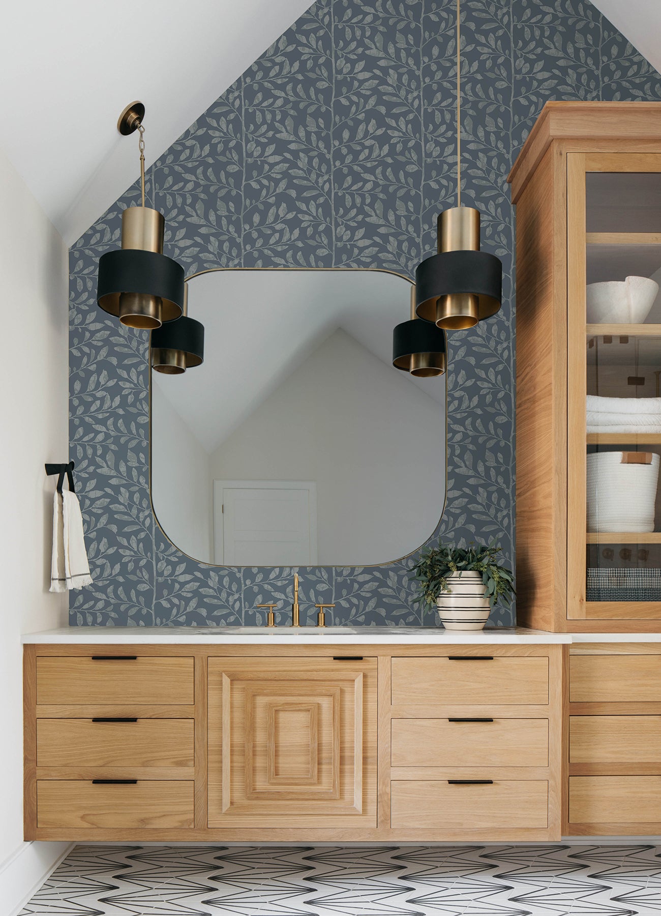 Sagecrest wallpaper in blue color - pattern number 4177-83309 - by A Street Prints in the Drew and Jonathan Home Fifth Edition collection
