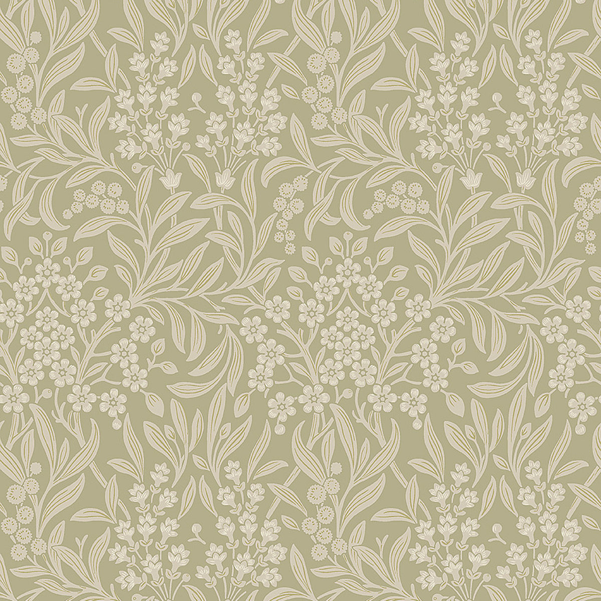 Kryddhyllan wallpaper in sage color - pattern number 4184 - by Schumacher in the Borastapeter collection