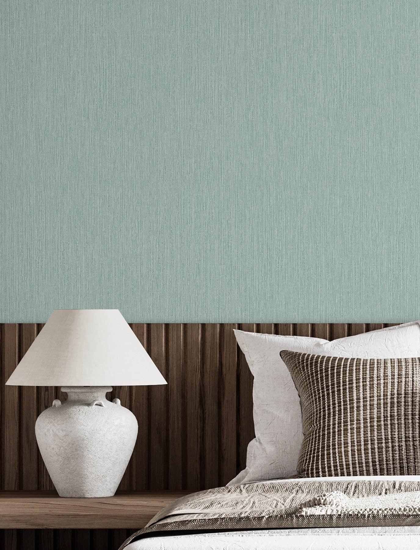 Elijah wallpaper in aqua color - pattern number 4191-83008 - by Chesapeake in the Kitchen &amp; Bath collection