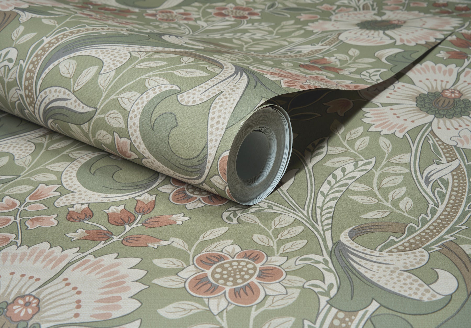 Liora wallpaper in green color - pattern number 4191-83014 - by Chesapeake in the Kitchen &amp; Bath collection