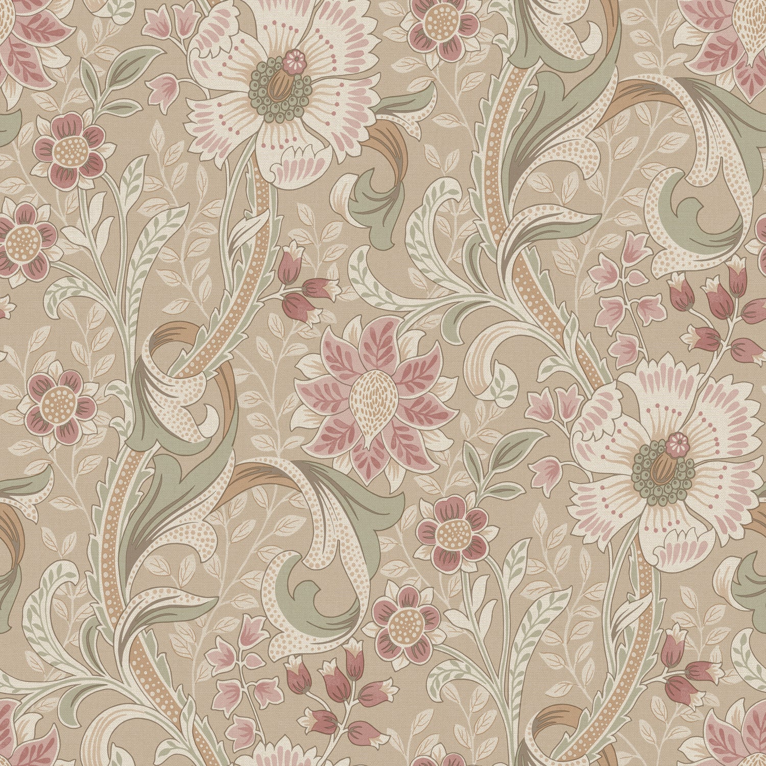 Liora wallpaper in taupe color - pattern number 4191-83015 - by Chesapeake in the Kitchen &amp; Bath collection