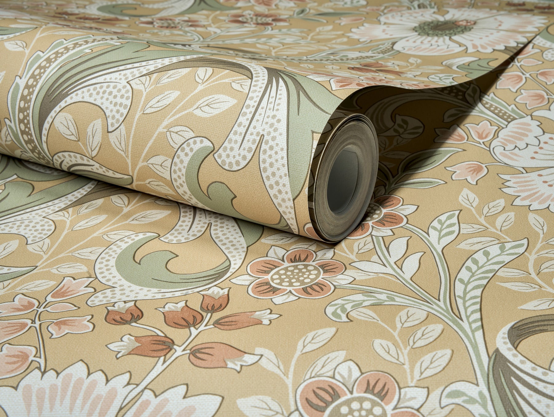Liora wallpaper in butter color - pattern number 4191-83016 - by Chesapeake in the Kitchen &amp; Bath collection
