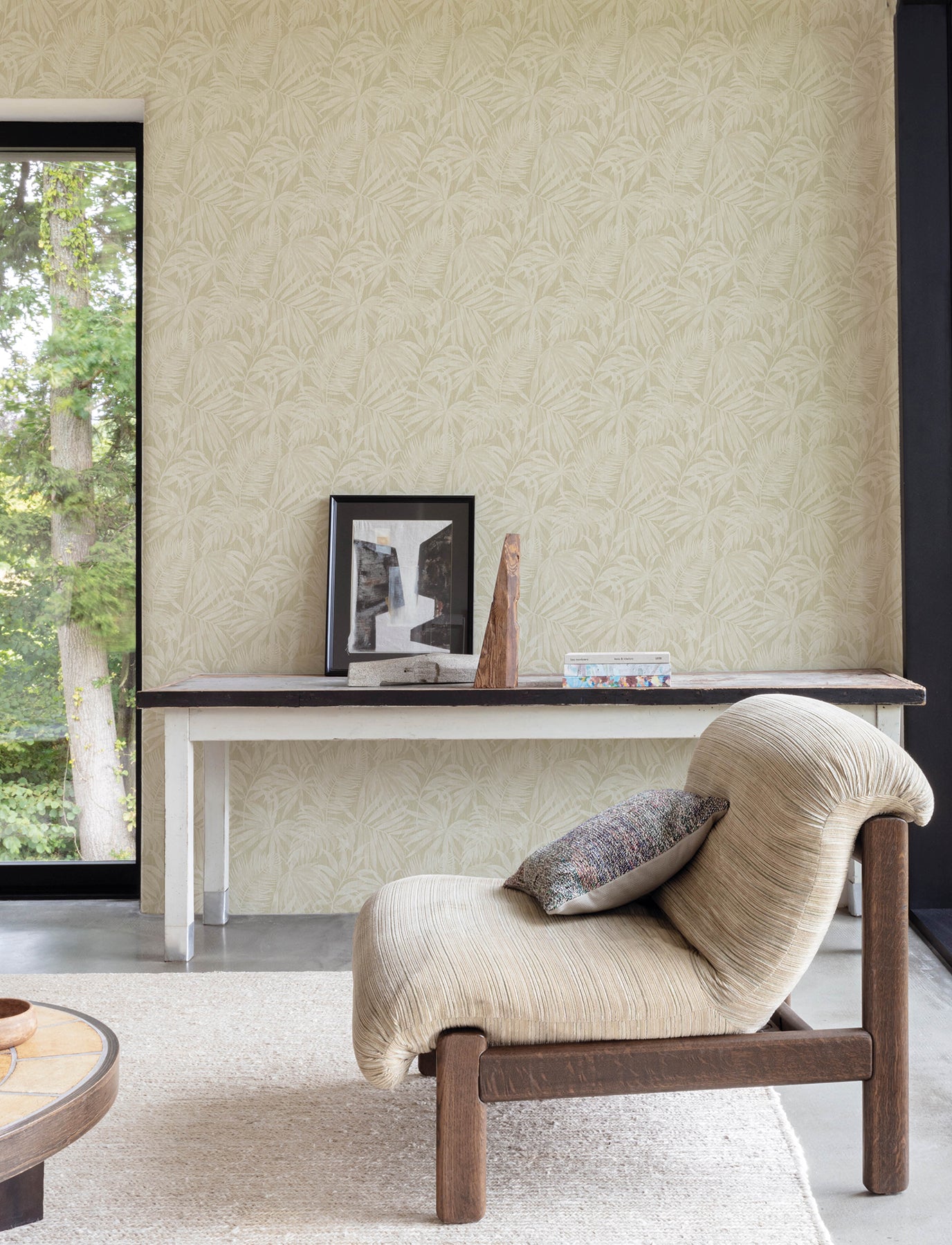 Sonny wallpaper in beige color - pattern number 4191-83025 - by Chesapeake in the Kitchen &amp; Bath collection