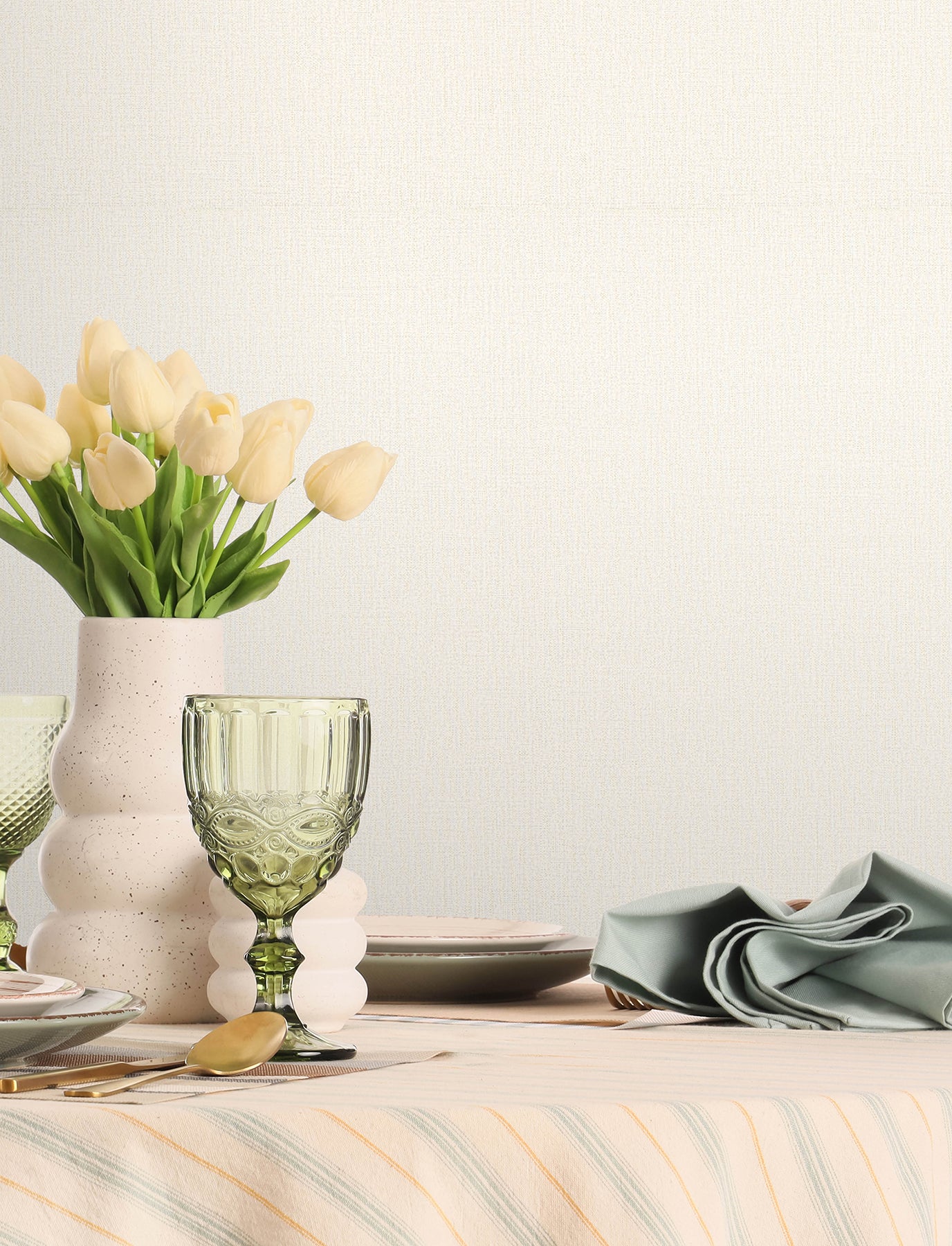 Sonia wallpaper in bone color - pattern number 4191-83034 - by Chesapeake in the Kitchen &amp; Bath collection
