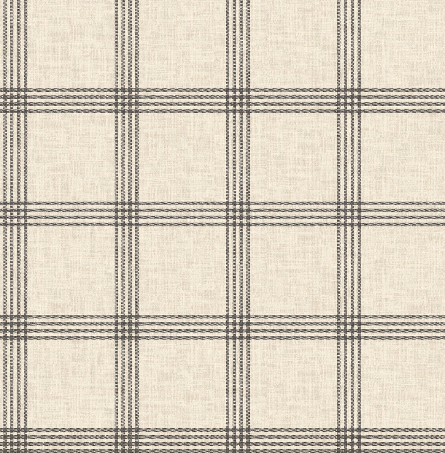 Twain Wallpaper in black color - pattern number 4192-24479 - by Chesapeake in the Plaid and Stripe Resource Collection collection
