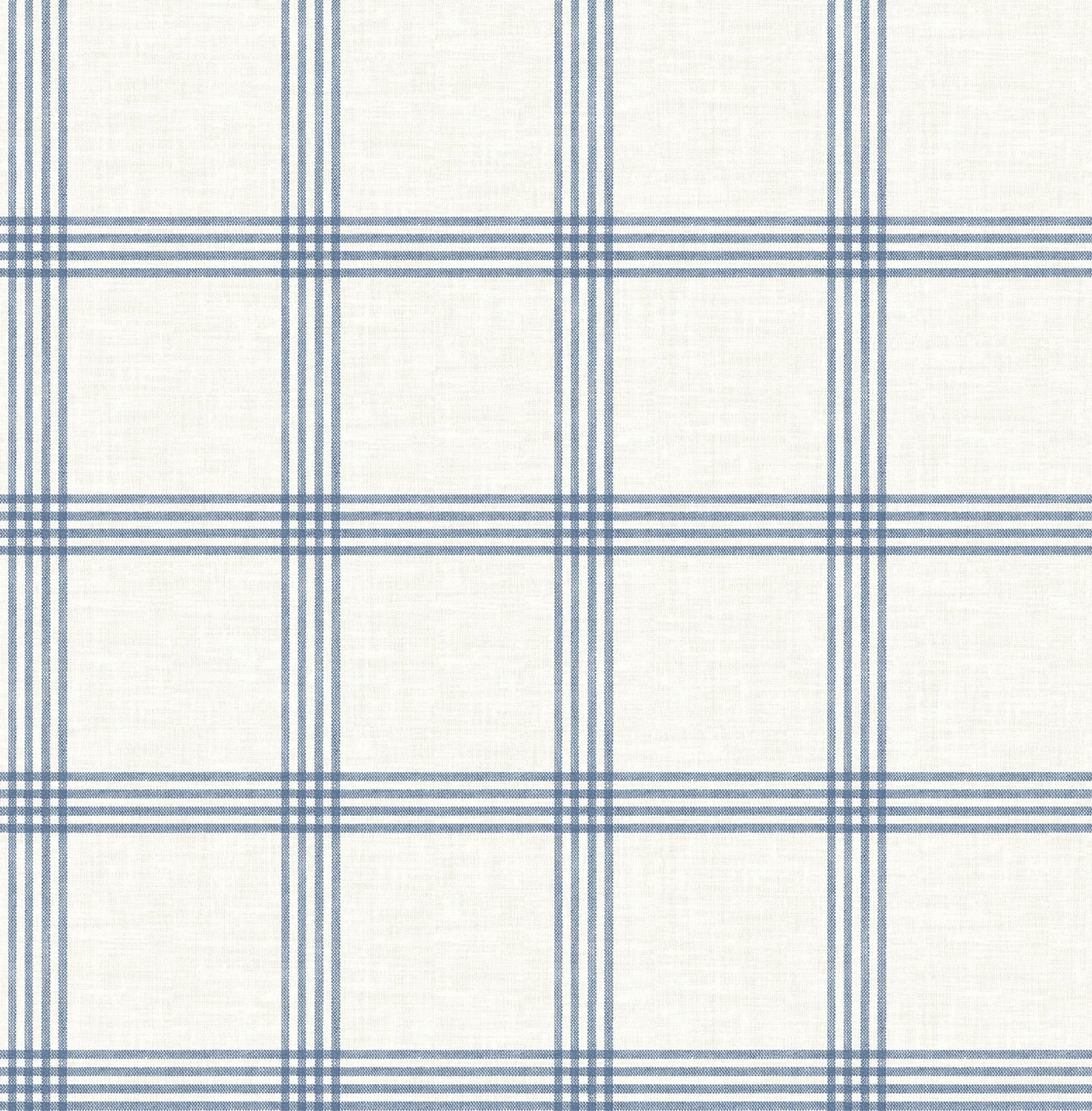 Twain Wallpaper in denim color - pattern number 4192-26993 - by Chesapeake in the Plaid and Stripe Resource Collection collection