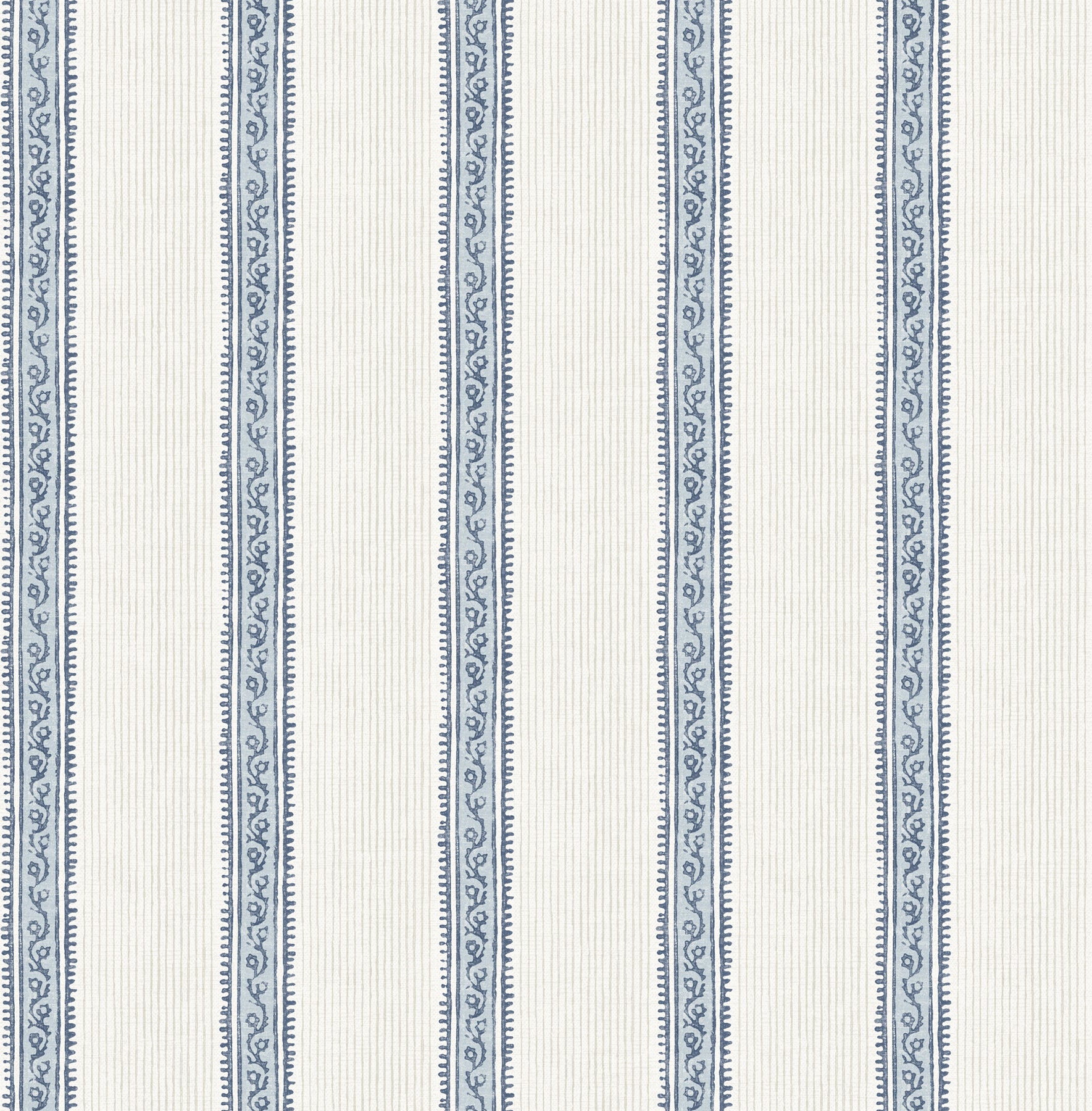 Mandevilla Wallpaper in blue color - pattern number 4192-27428 - by Chesapeake in the Plaid and Stripe Resource Collection collection
