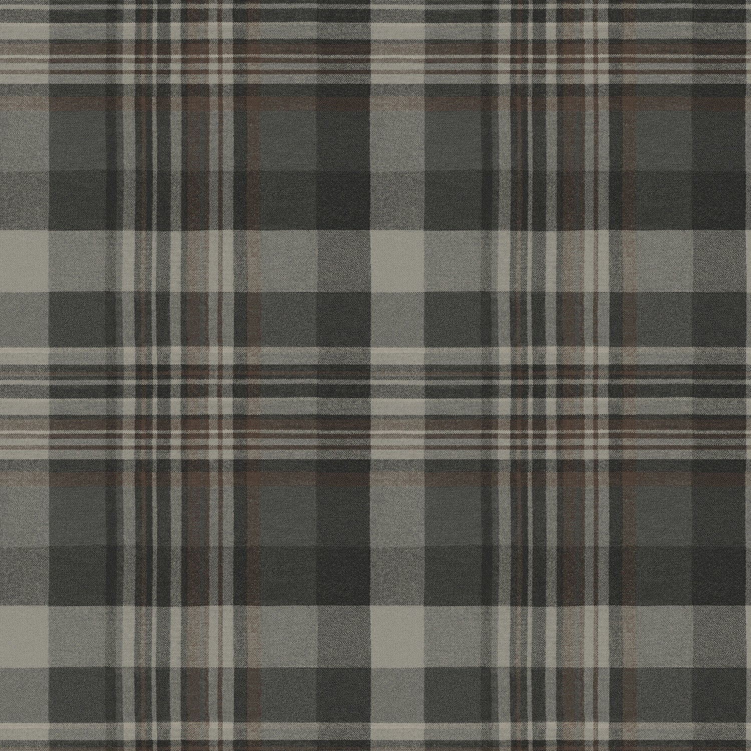 Dutton Plaid Wallpaper in charcoal color - pattern number 4192-72632 - by Chesapeake in the Plaid and Stripe Resource Collection collection
