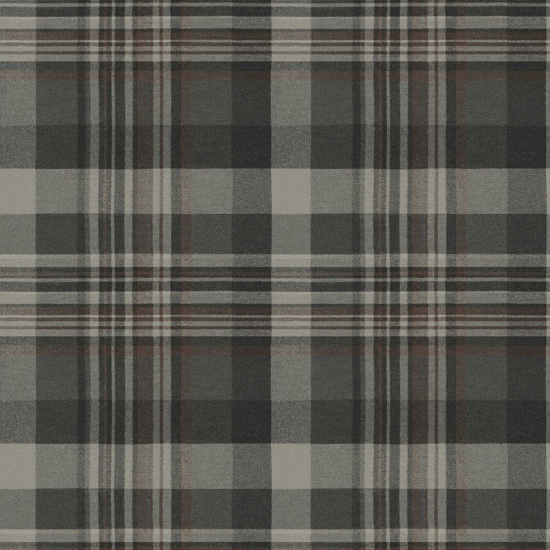 Dutton Plaid Wallpaper in charcoal color - pattern number 4192-72632 - by Chesapeake in the Plaid and Stripe Resource Collection collection