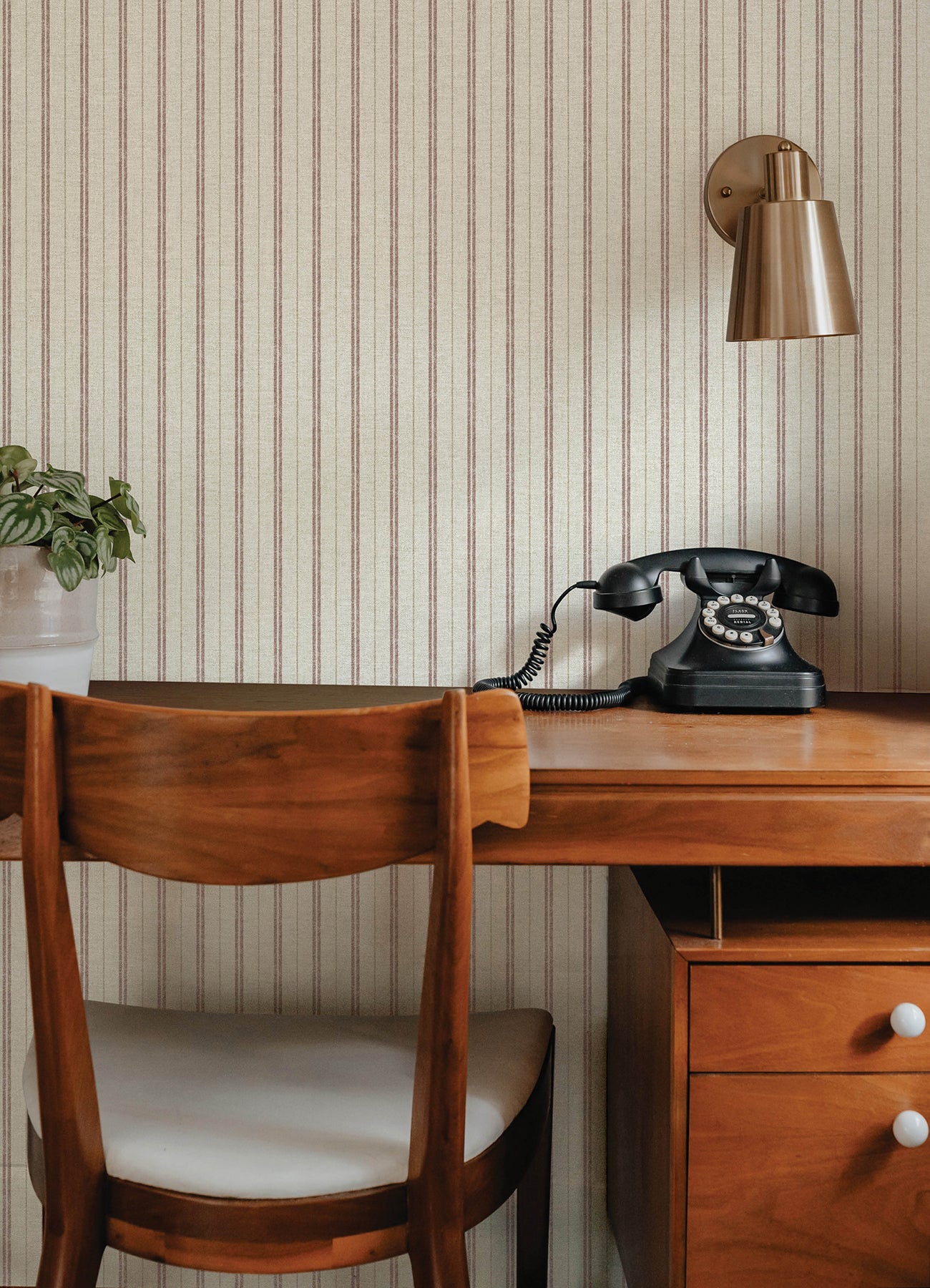 Harville Wallpaper in maroon color - pattern number 4192-83428 - by Chesapeake in the Plaid and Stripe Resource Collection collection