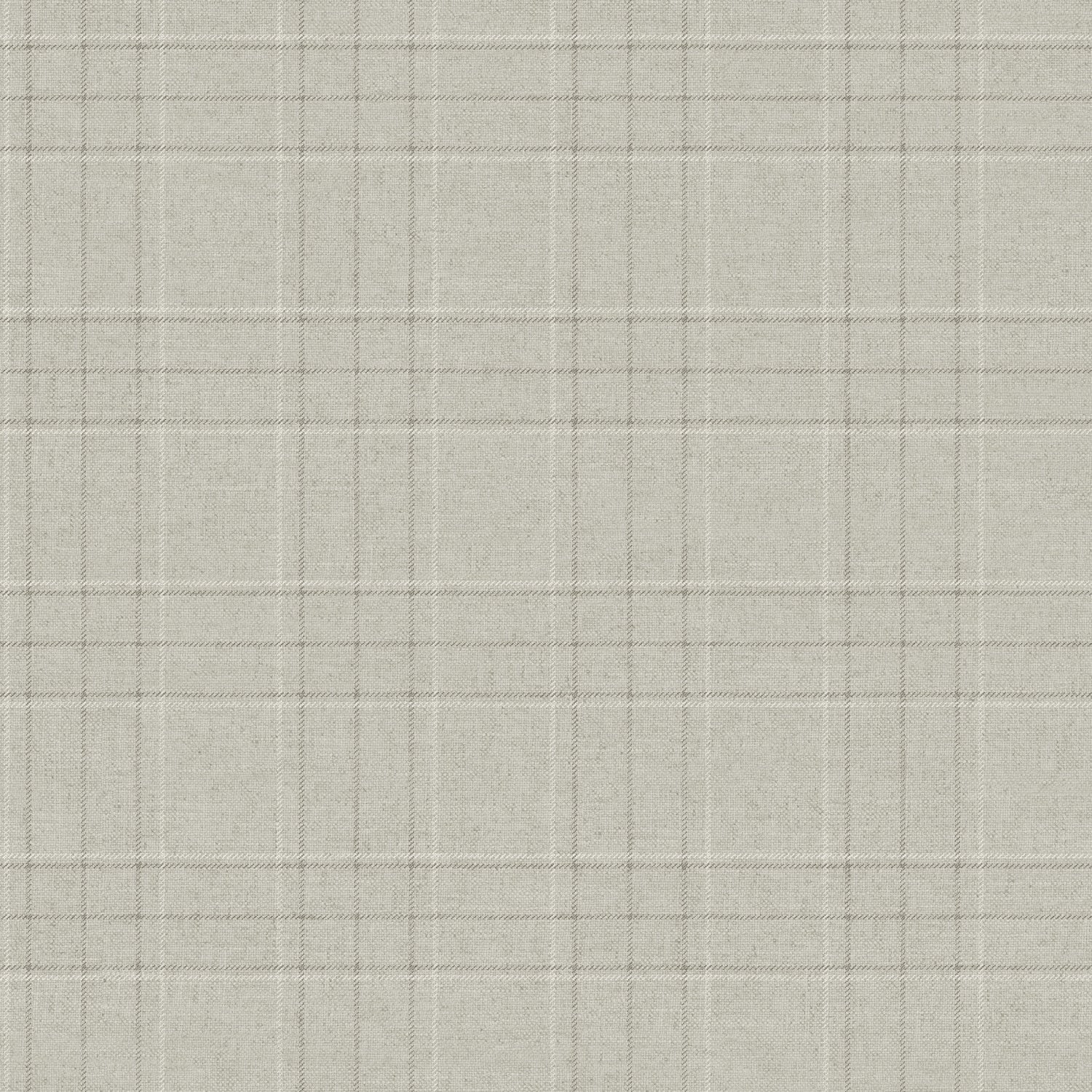 Fox Hollow Wallpaper in light grey color - pattern number 4192-83456 - by Chesapeake in the Plaid and Stripe Resource Collection collection