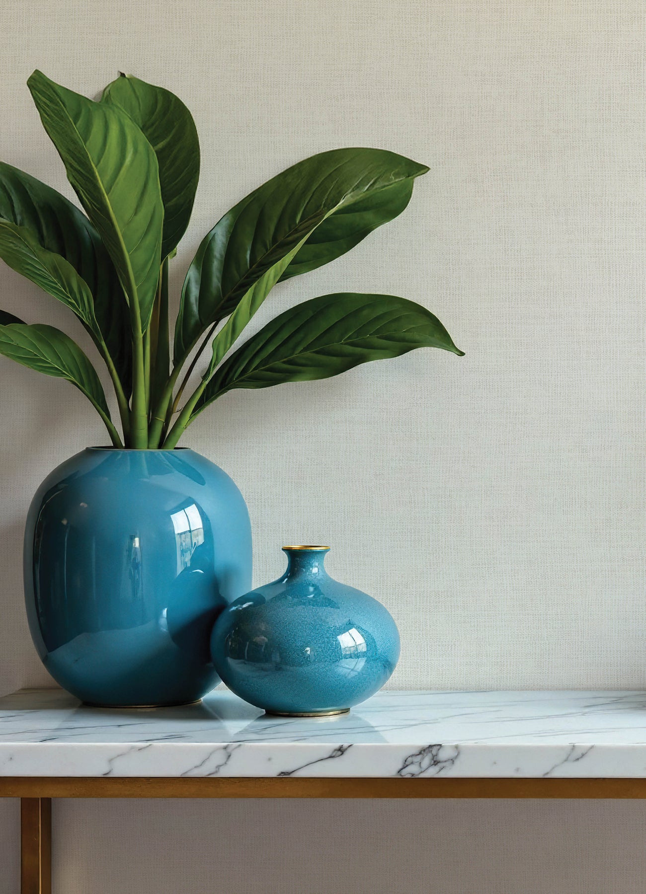 Alba wallpaper in pearl color - pattern number 4193-7400 - by A Street Prints in the Portofino collection
