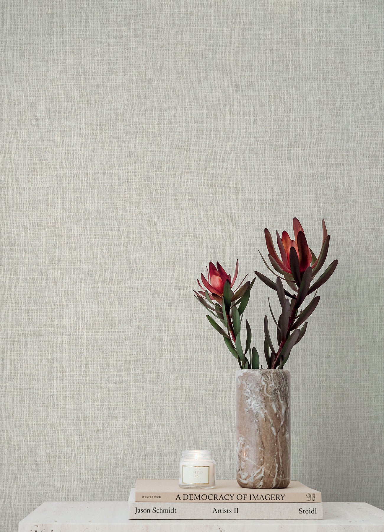 Alba wallpaper in lavender color - pattern number 4193-7401 - by A Street Prints in the Portofino collection