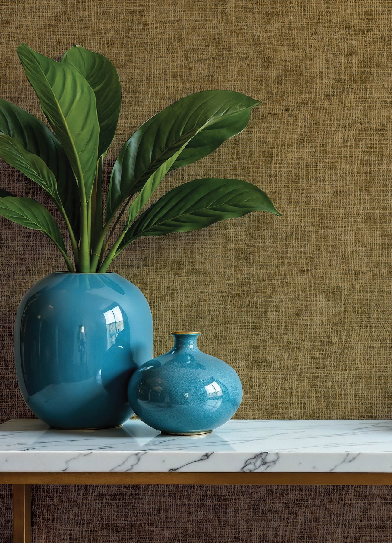 Alba wallpaper in bronze color - pattern number 4193-7408 - by A Street Prints in the Portofino collection