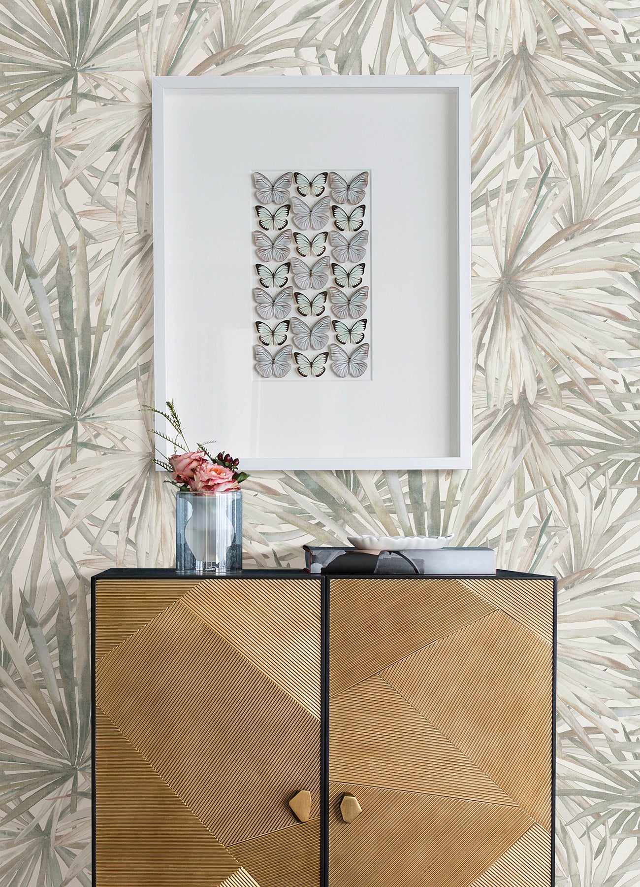 Corifa wallpaper in cream color - pattern number 4193-7450 - by A Street Prints in the Portofino collection