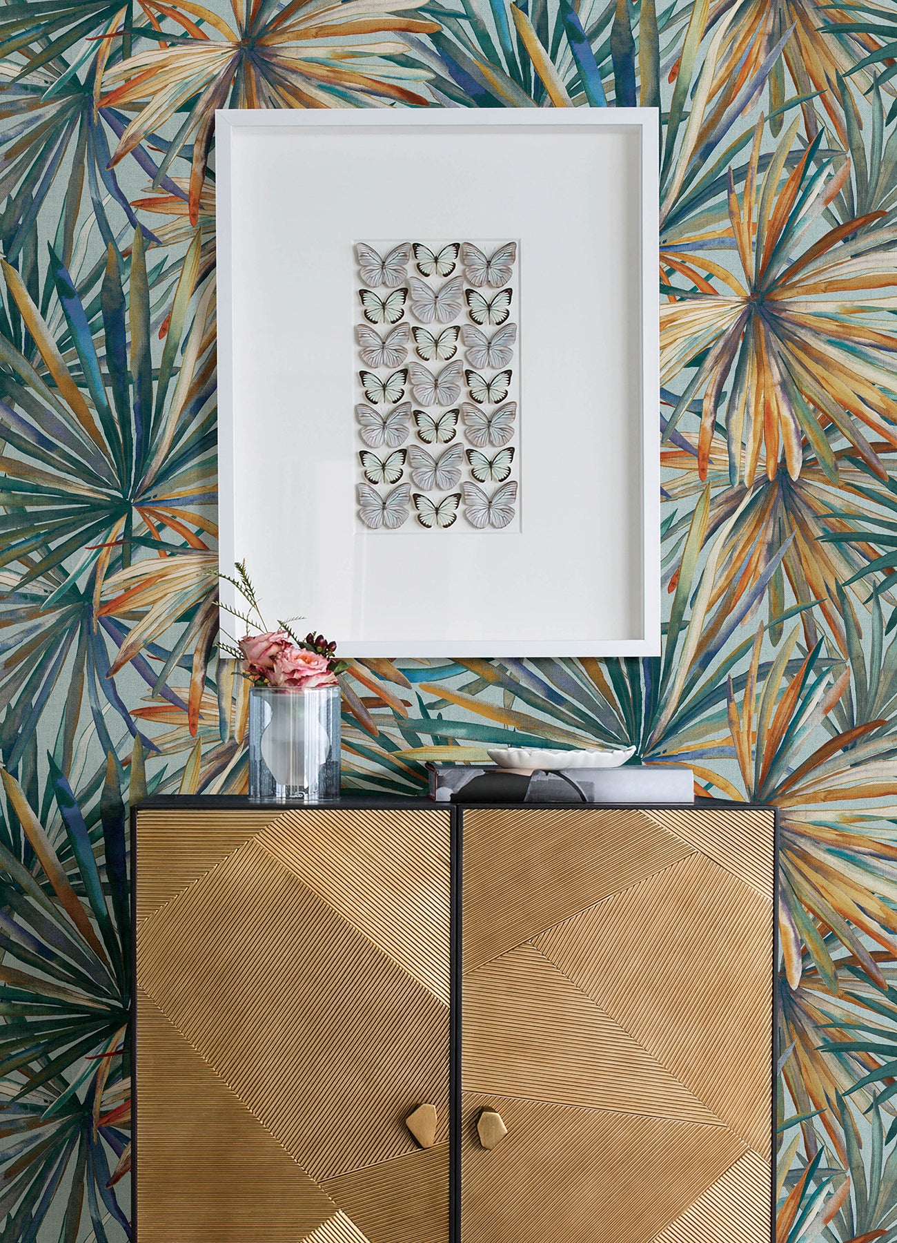 Corifa wallpaper in sea green color - pattern number 4193-7451 - by A Street Prints in the Portofino collection