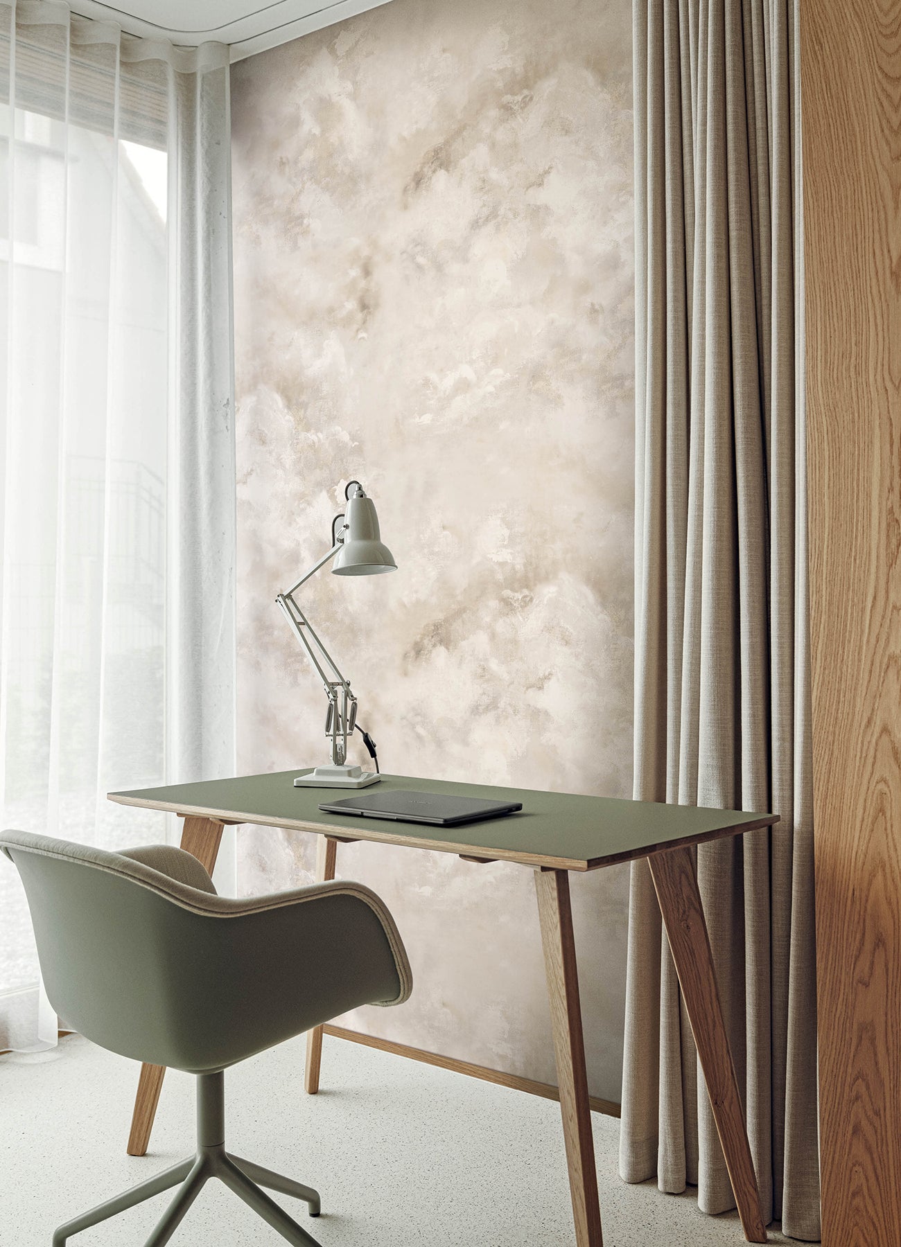 Aria wallpaper in neutral color - pattern number 4193-7460 - by A Street Prints in the Portofino collection