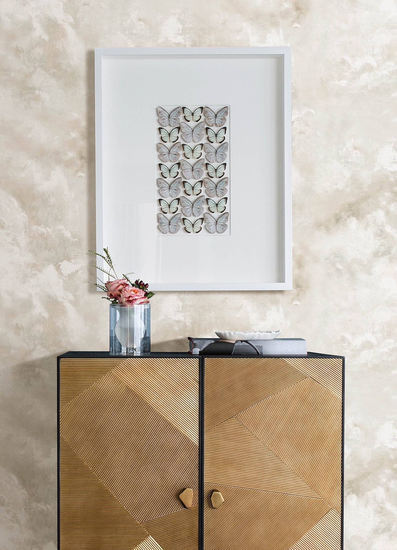 Aria wallpaper in neutral color - pattern number 4193-7460 - by A Street Prints in the Portofino collection