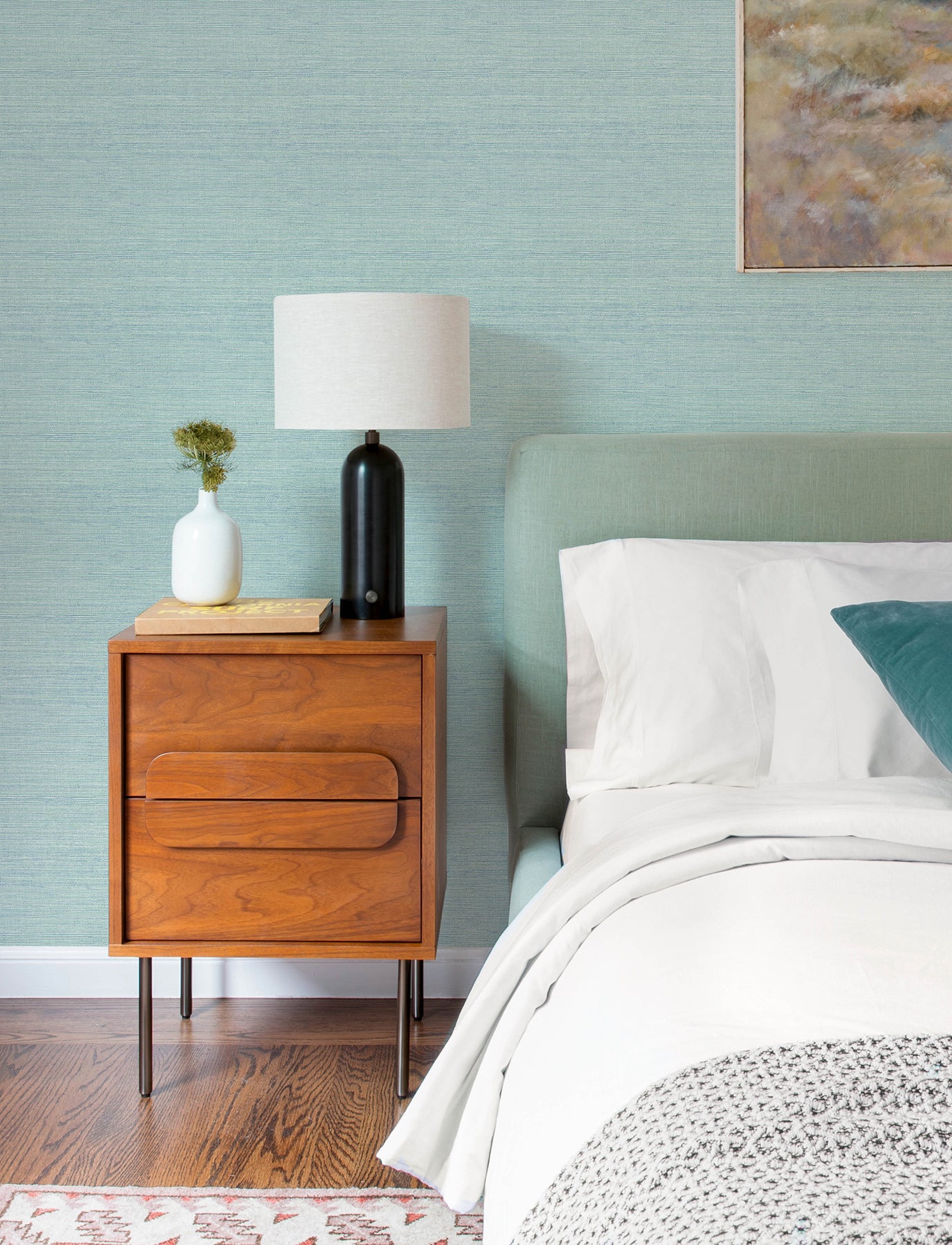 Agave Wallpaper in teal color - pattern number 4197-24282 - by A Street Prints in the Kaleidoscope collection
