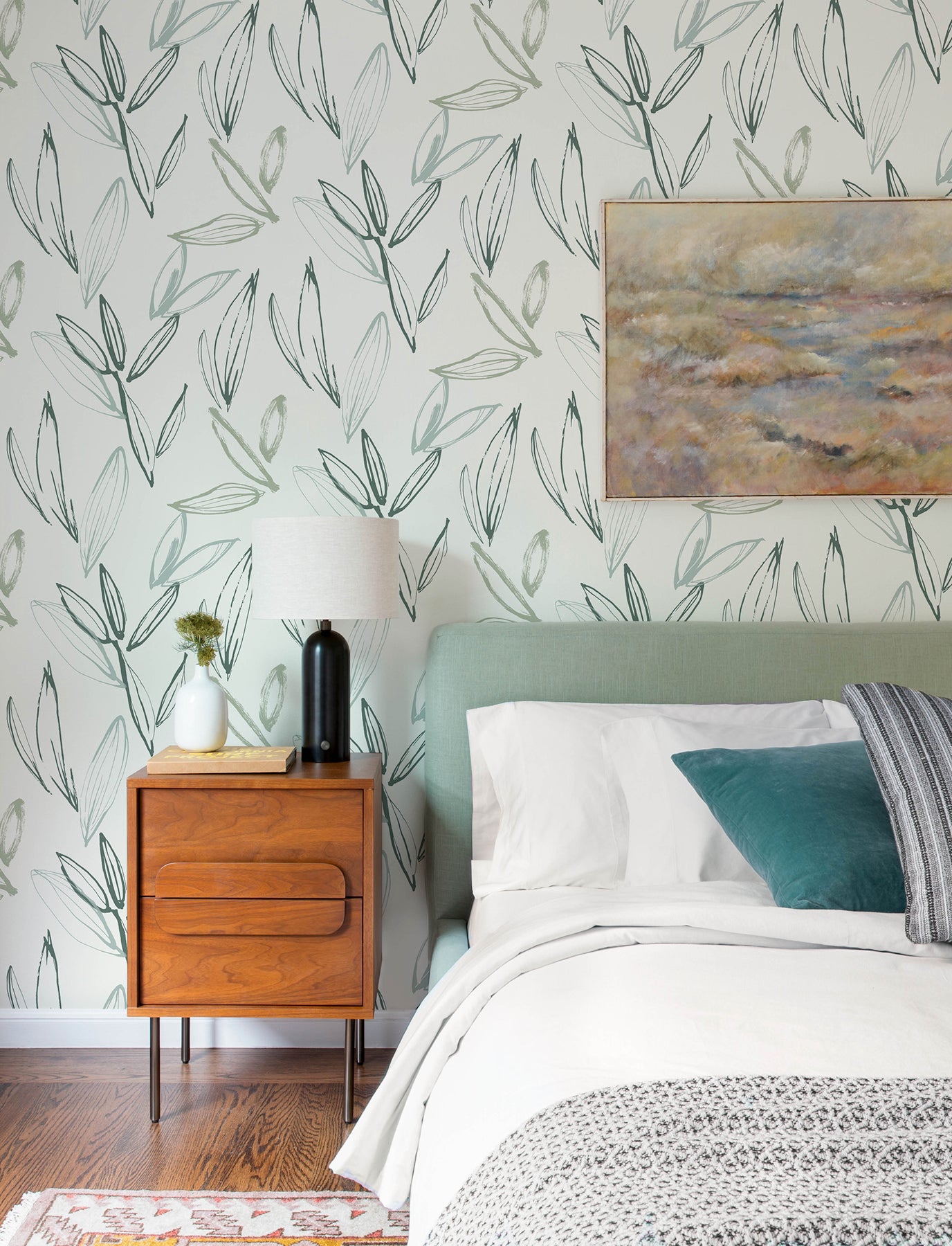 Kenia Wallpaper in green color - pattern number 4197-27856 - by A Street Prints in the Kaleidoscope collection