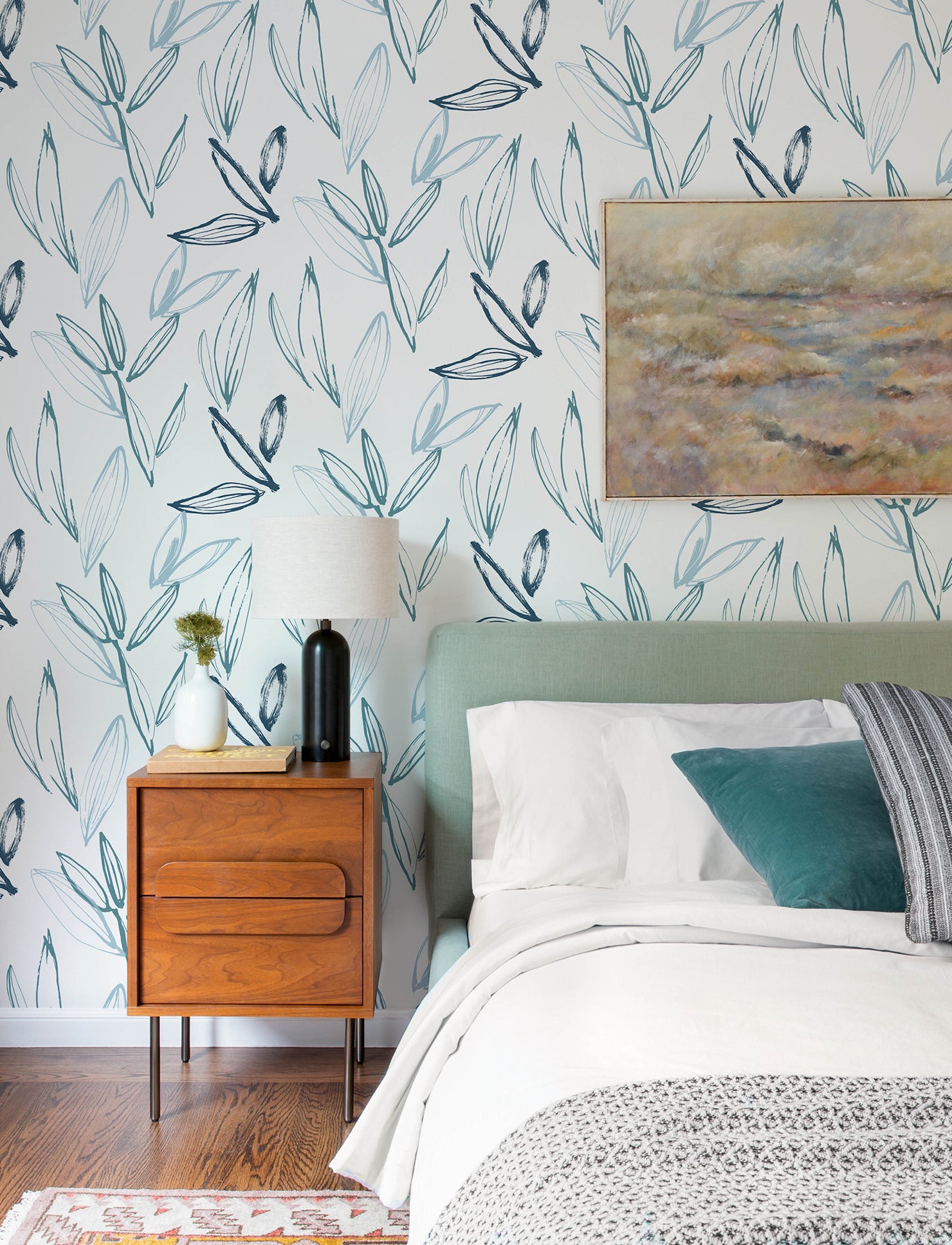 Kenia Wallpaper in blue color - pattern number 4197-27857 - by A Street Prints in the Kaleidoscope collection