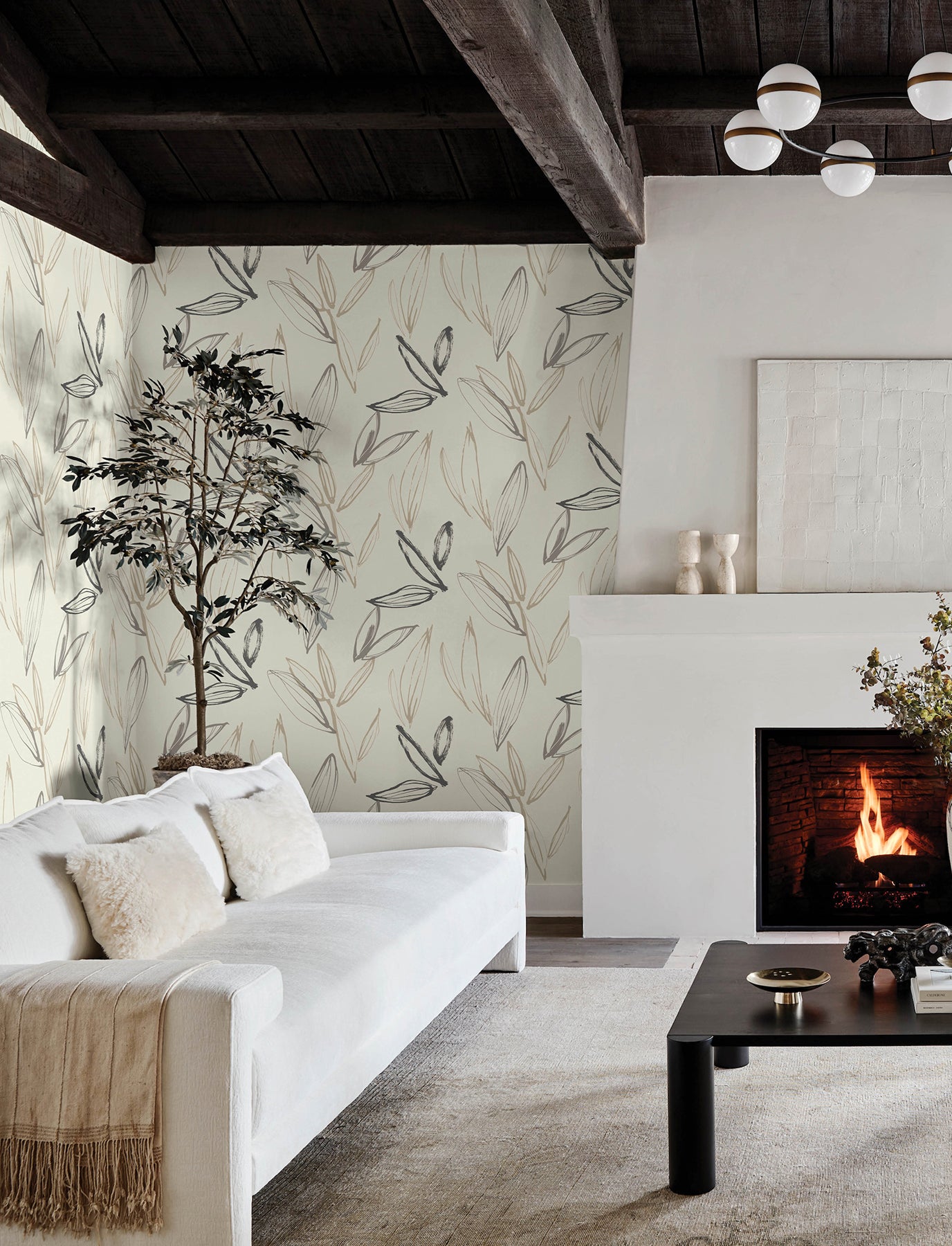Kenia Wallpaper in neutral color - pattern number 4197-27859 - by A Street Prints in the Kaleidoscope collection