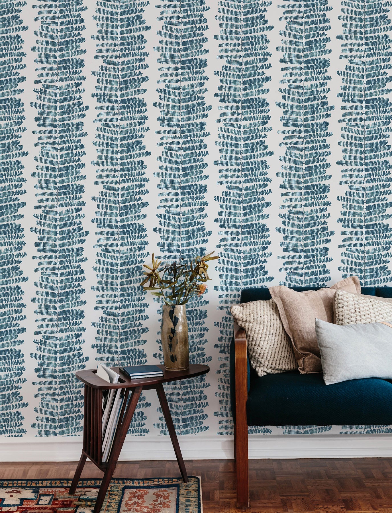 Lumis Wallpaper in blue color - pattern number 4197-27876 - by A Street Prints in the Kaleidoscope collection