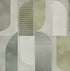 Otto Wallpaper in green color - pattern number 4197-27881 - by A Street Prints in the Kaleidoscope collection