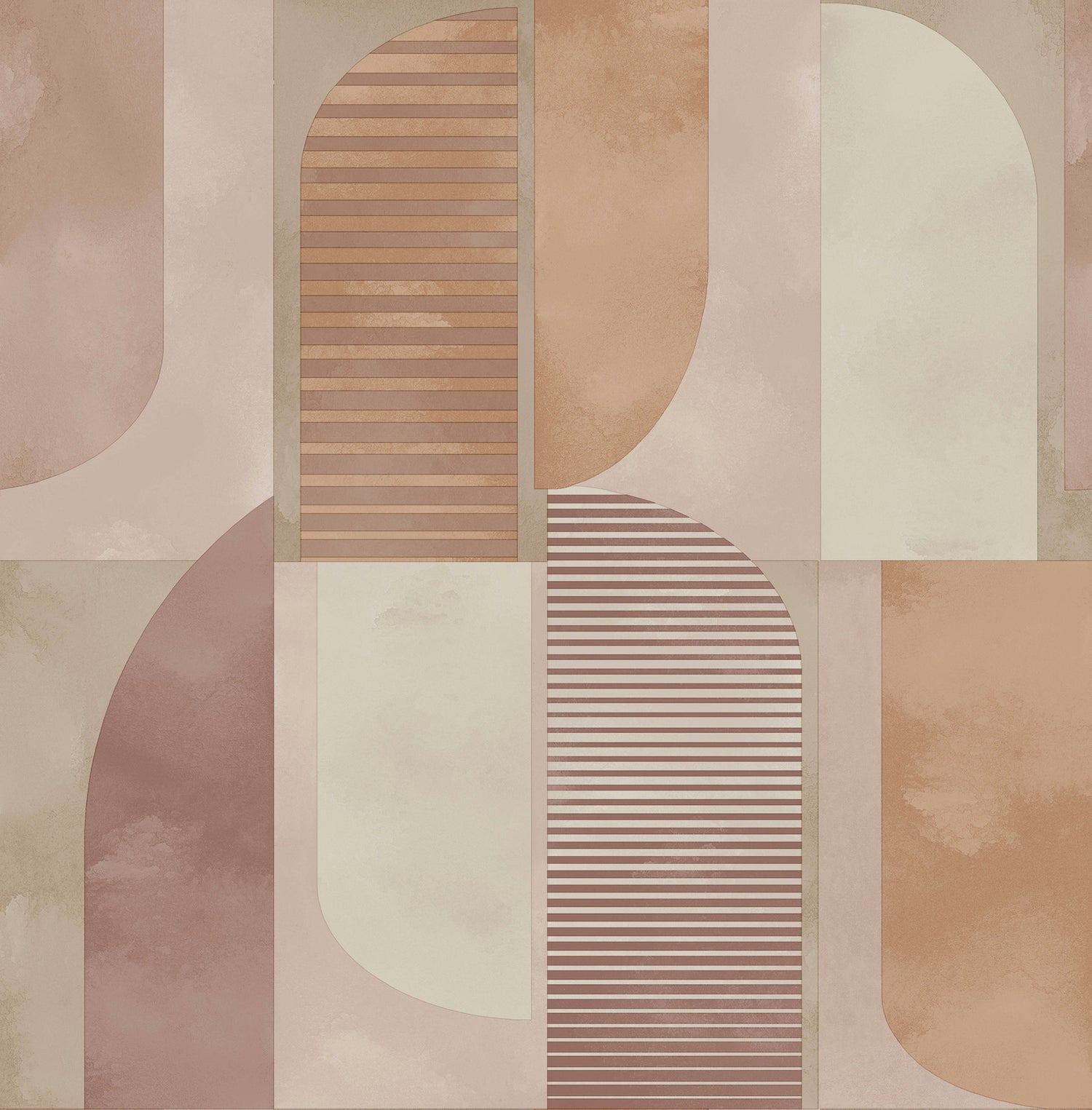 Otto Wallpaper in raspberry color - pattern number 4197-27882 - by A Street Prints in the Kaleidoscope collection