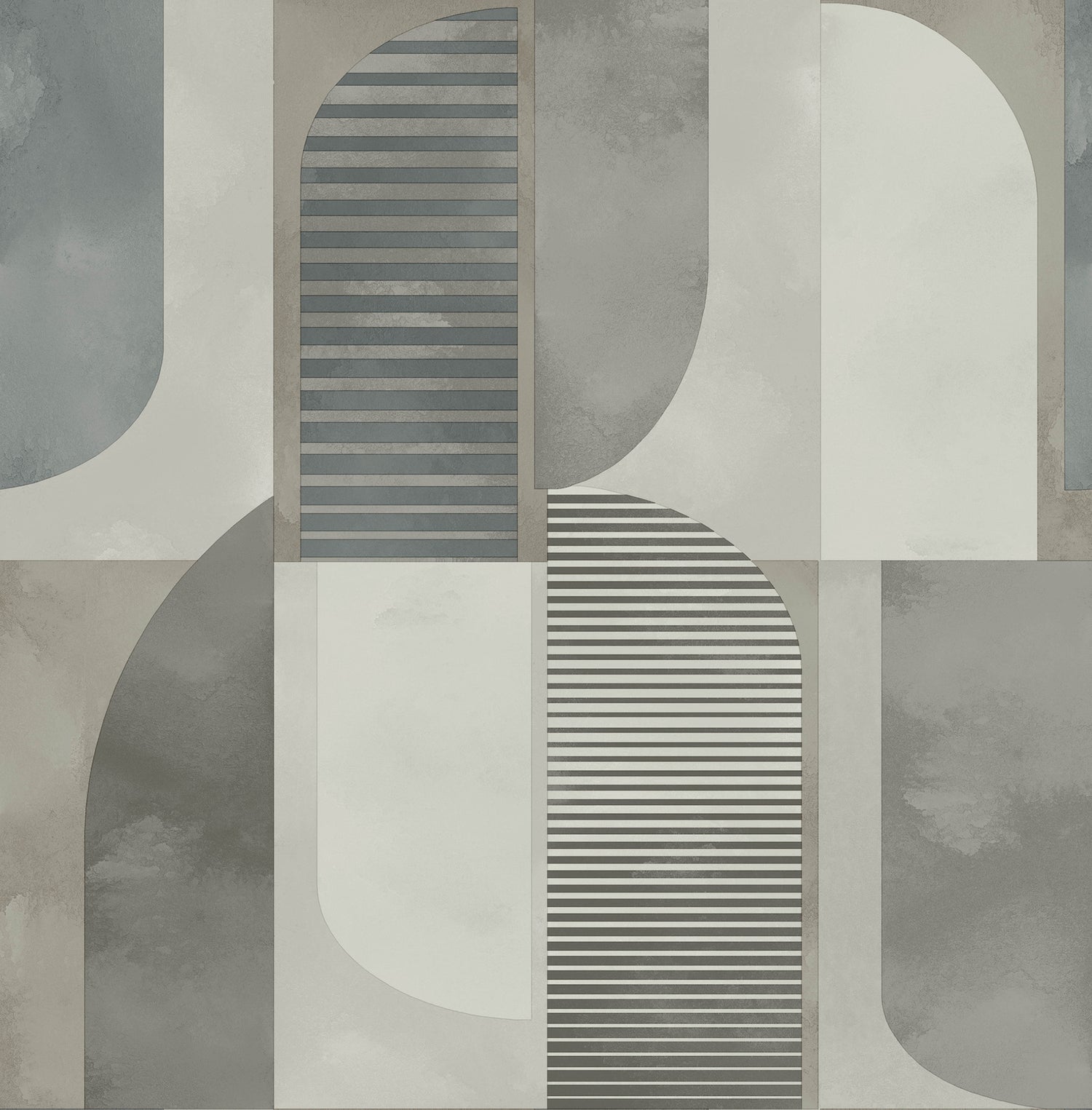 Otto Wallpaper in slate color - pattern number 4197-27883 - by A Street Prints in the Kaleidoscope collection