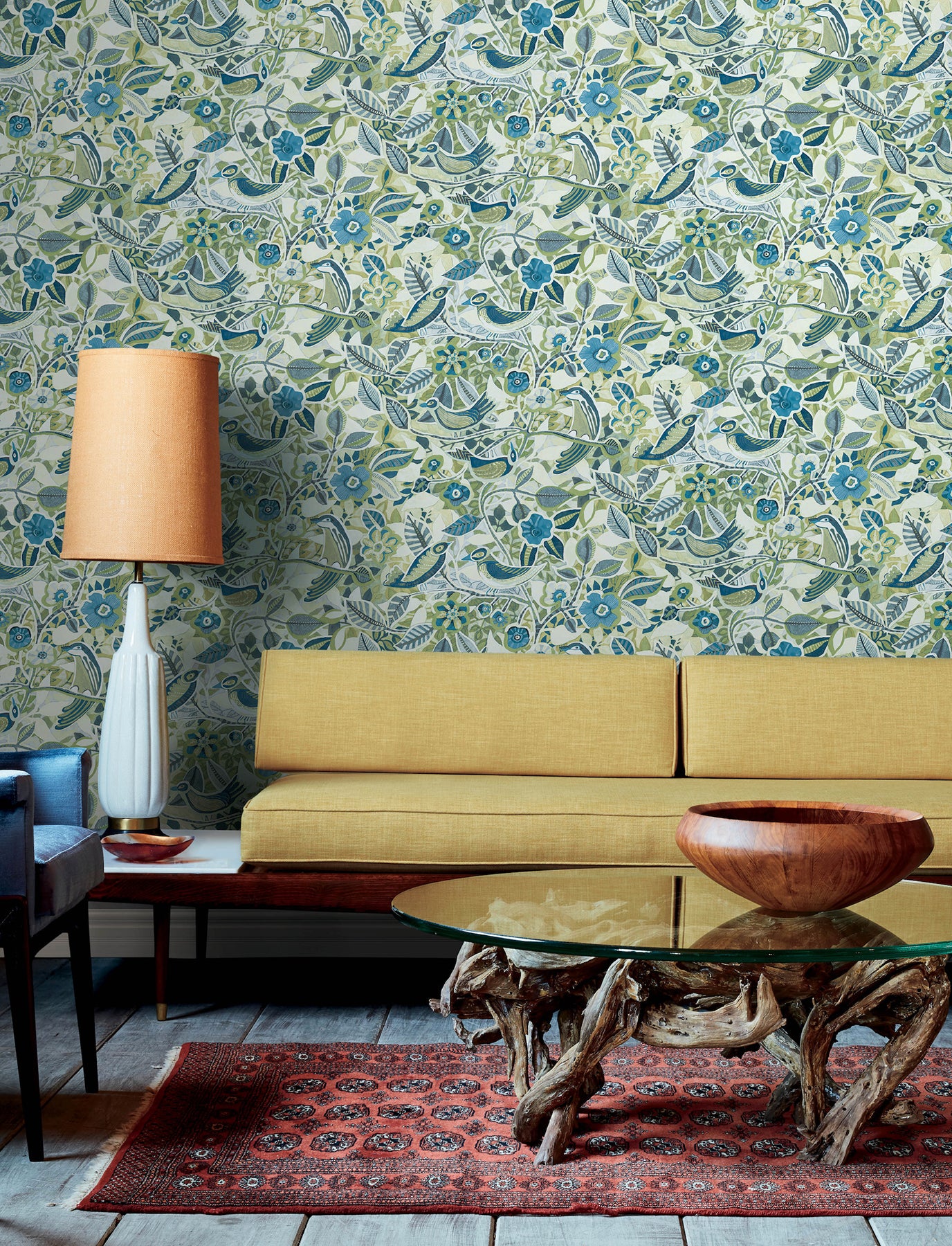 Manette Wallpaper in green color - pattern number 4197-27885 - by A Street Prints in the Kaleidoscope collection