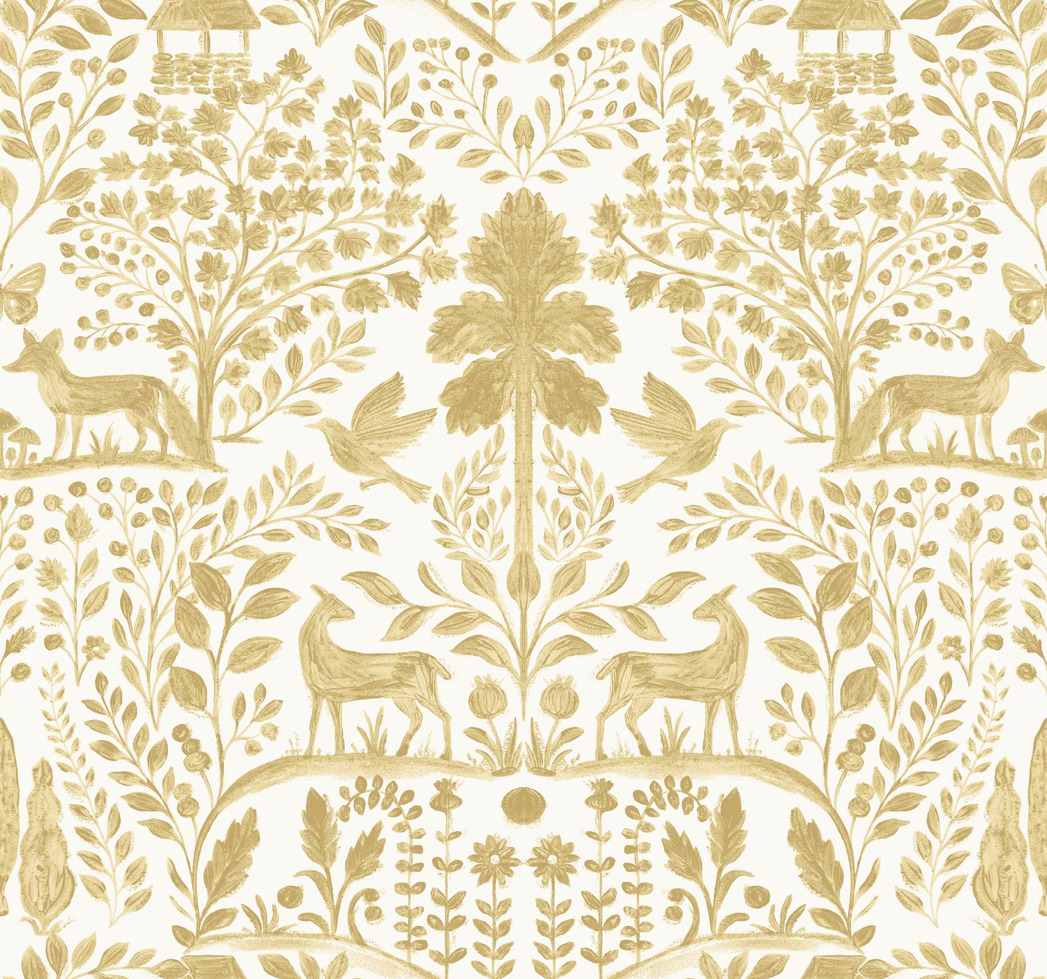 Anoki Wallpaper in yellow color - pattern number 4197-83756 - by A Street Prints in the Kaleidoscope collection
